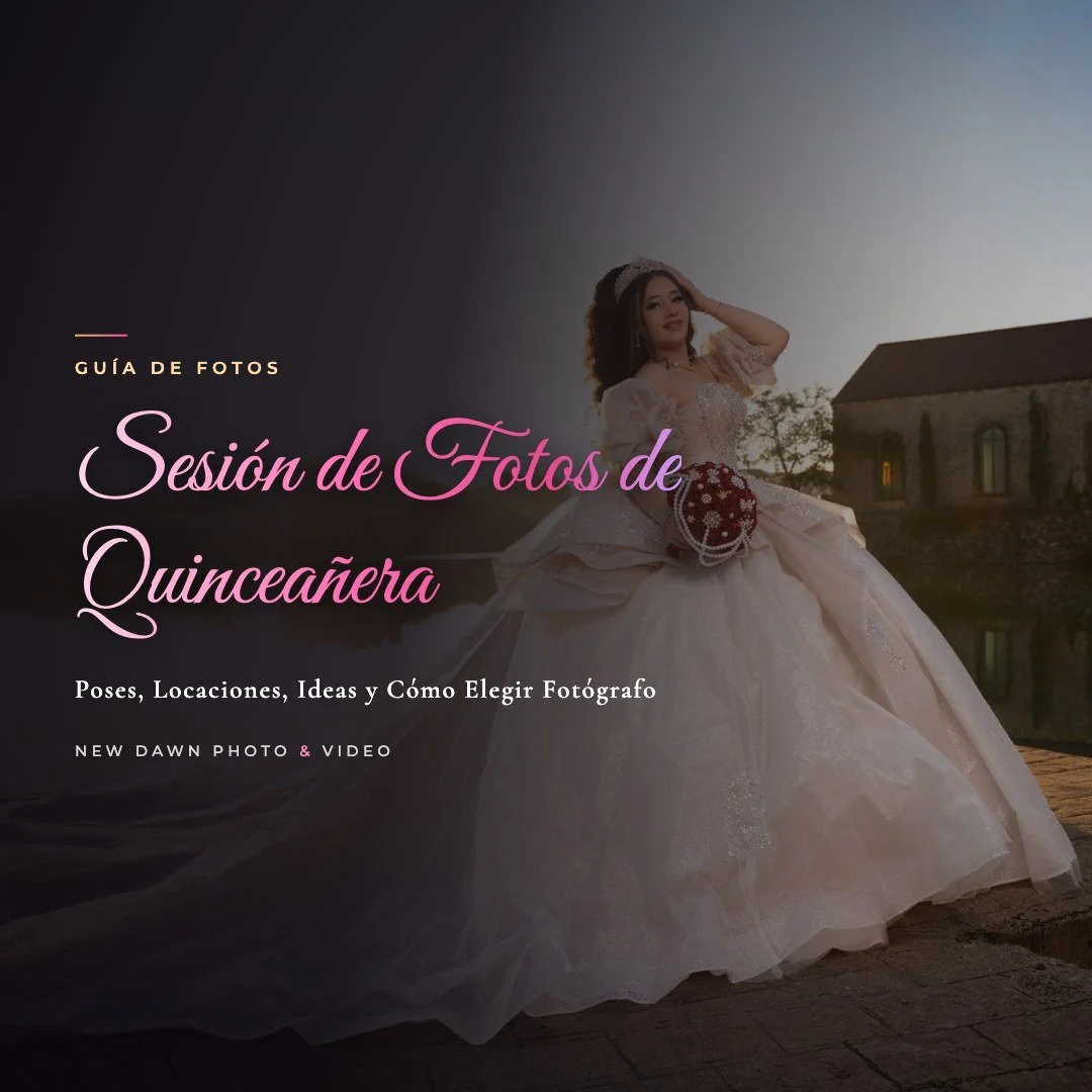 La Guía Completa de la Sesión de Fotos de Quinceañera (Poses, Locaciones y Tiempos)