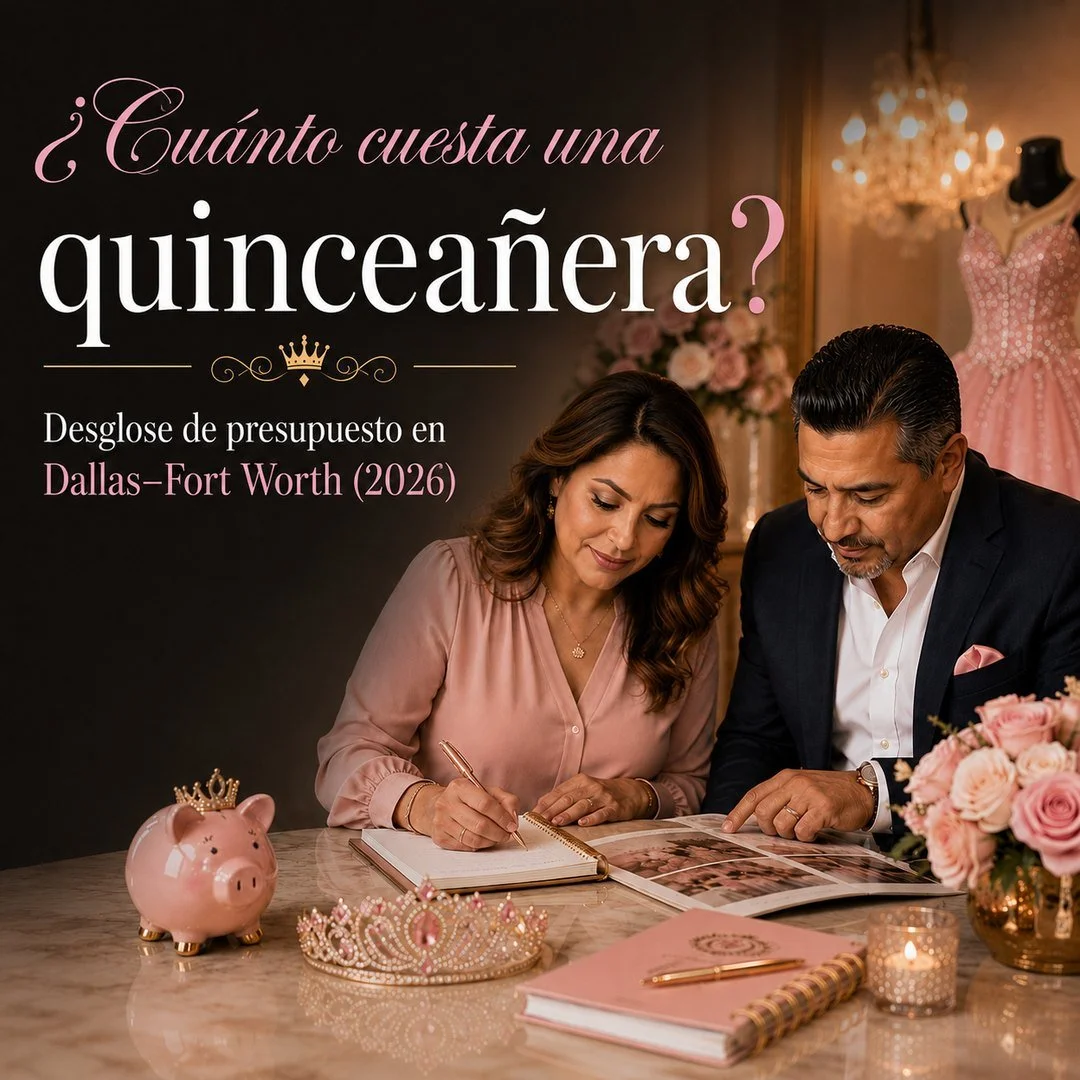 ¿Cuánto cuesta una quinceañera? Desglose de presupuesto en Dallas–Fort Worth (2026)