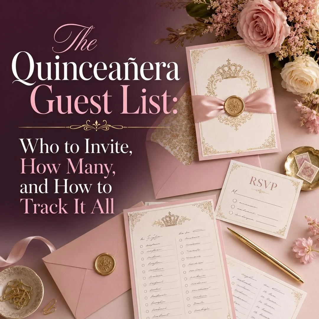 The Quinceañera Guest List: Who to Invite, How Many, and How to Track It All