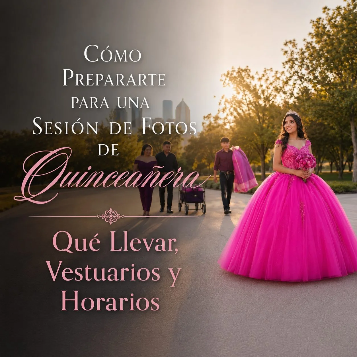 Cómo Prepararse para la Sesión de Fotos de Quinceañera: Qué Llevar, Outfits y Cuándo Hacerla