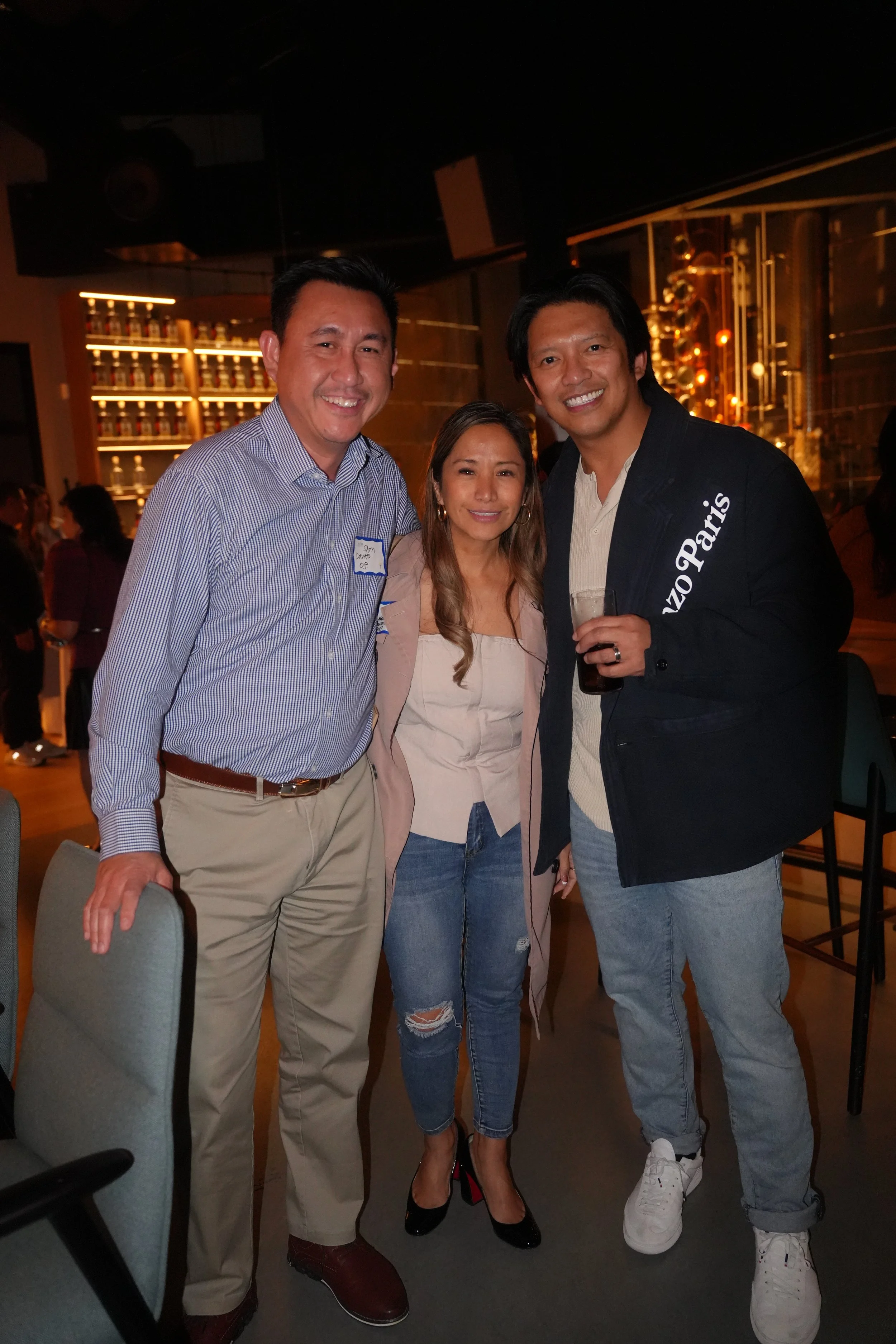  Filipino American physical therapists at Roots and Routes mixer during APTA CSM 2026 