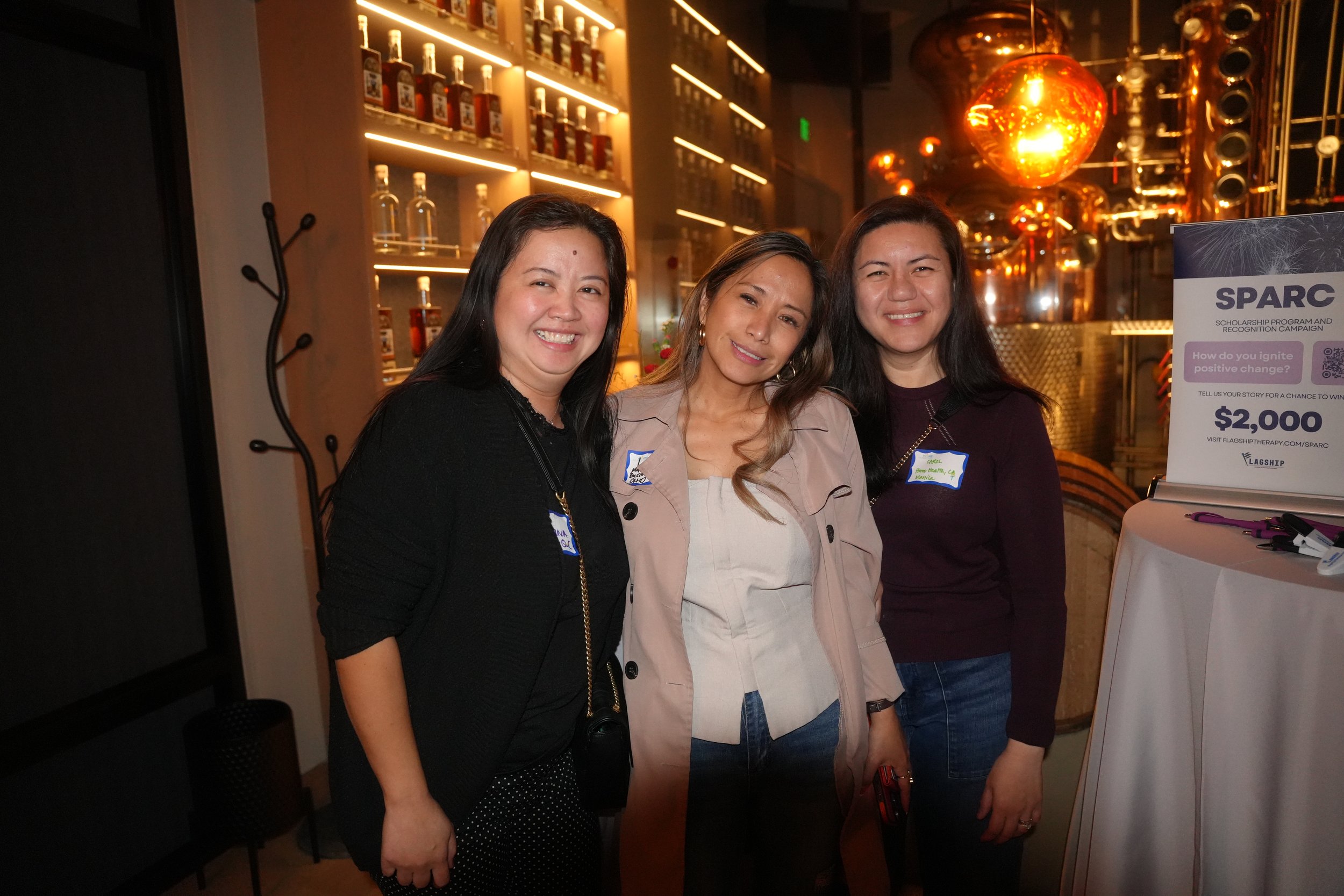  Filipino American physical therapists at Roots and Routes mixer during APTA CSM 2026 