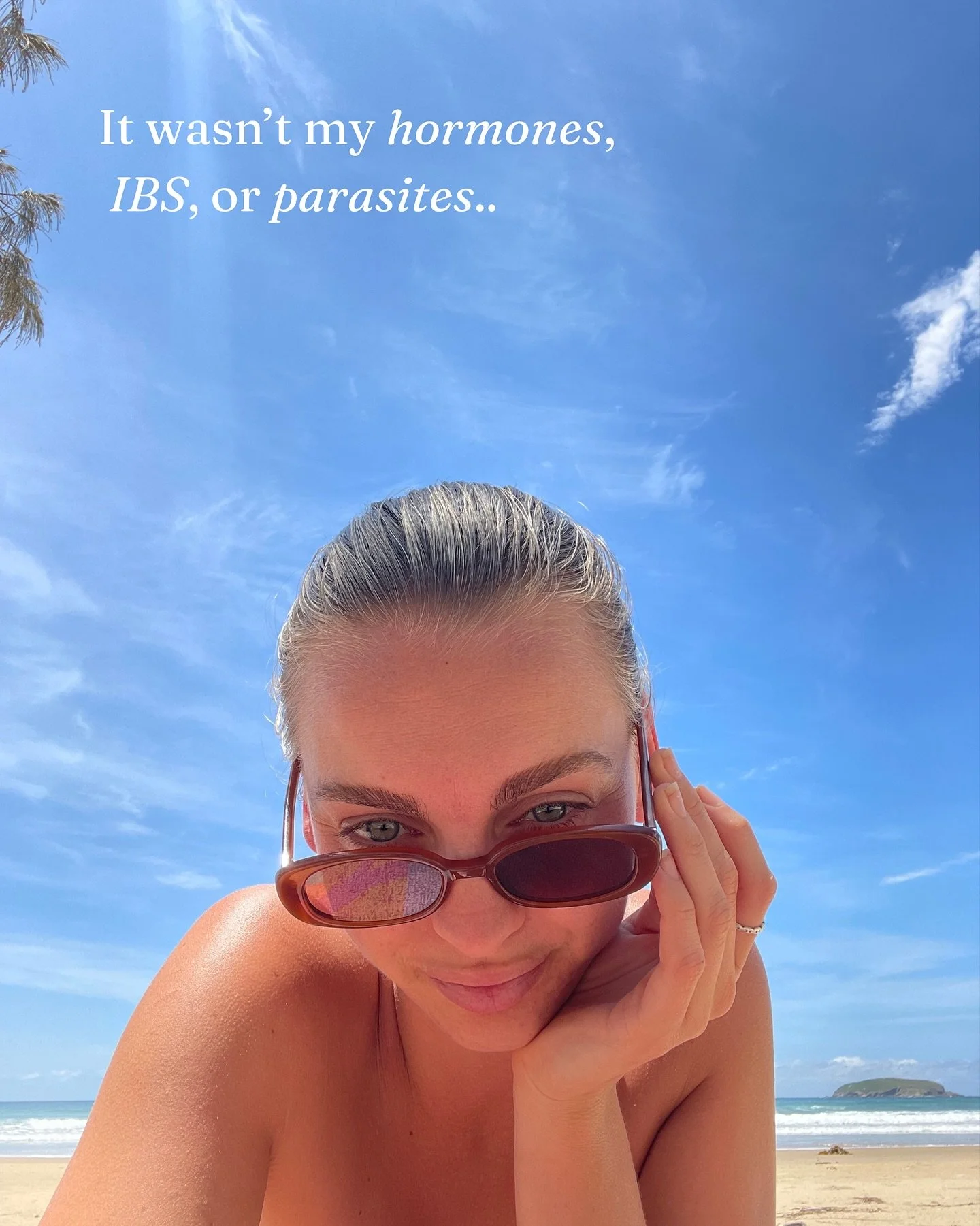 It wasn&rsquo;t my hormones 
It wasn&rsquo;t IBS
I wasn&rsquo;t parasites 
It wasn&rsquo;t gluten 

It was the way I lived with an endless to do list in my chest
It was the pressure I placed on myself to keep showing up, even when my body whispered s