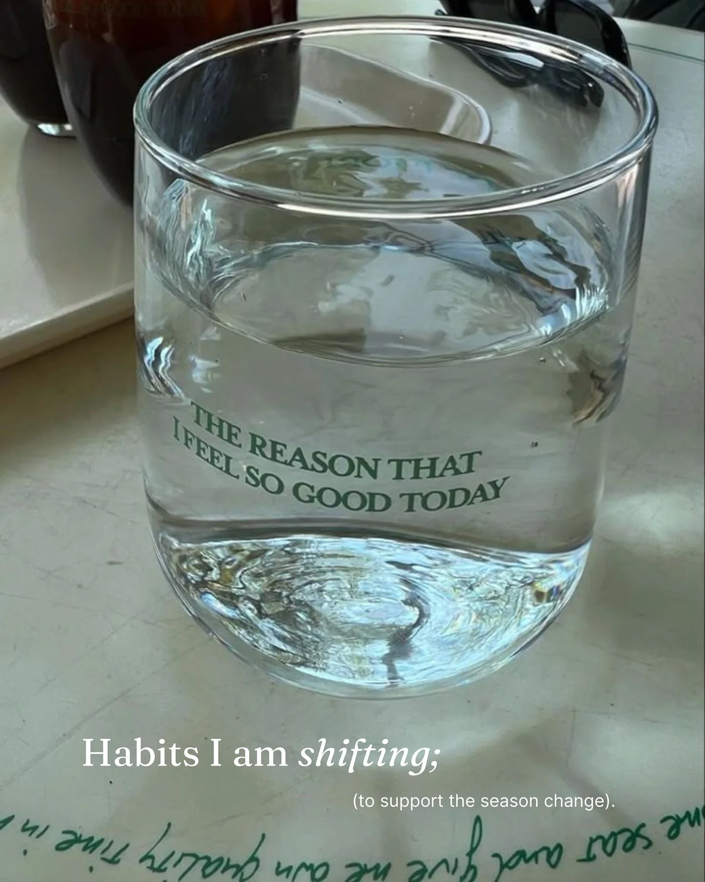 Habit(shift), just as the seasons change; so do we 

Our bodies are nature, moving and evolving with the natural environment around her, constantly changing, asking us to soften, release and realign 

I&rsquo;ve been tuning into the small habits that