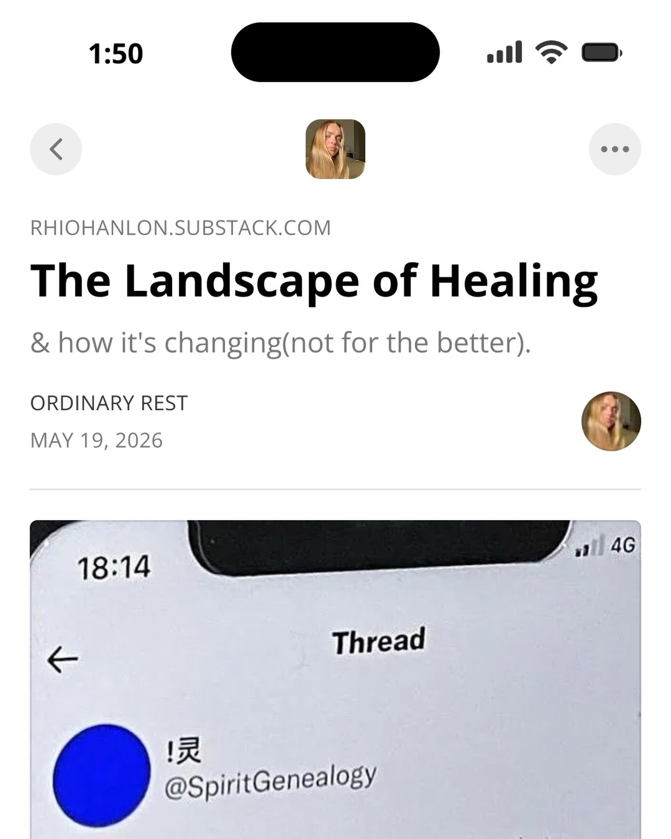 It&rsquo;s been a while since I&rsquo;ve written anything long format on this platform, I don&rsquo;t really think it holds the space for it anymore, like it used to. Too many bored people out there needing to be entertained and enticed by hooks, and