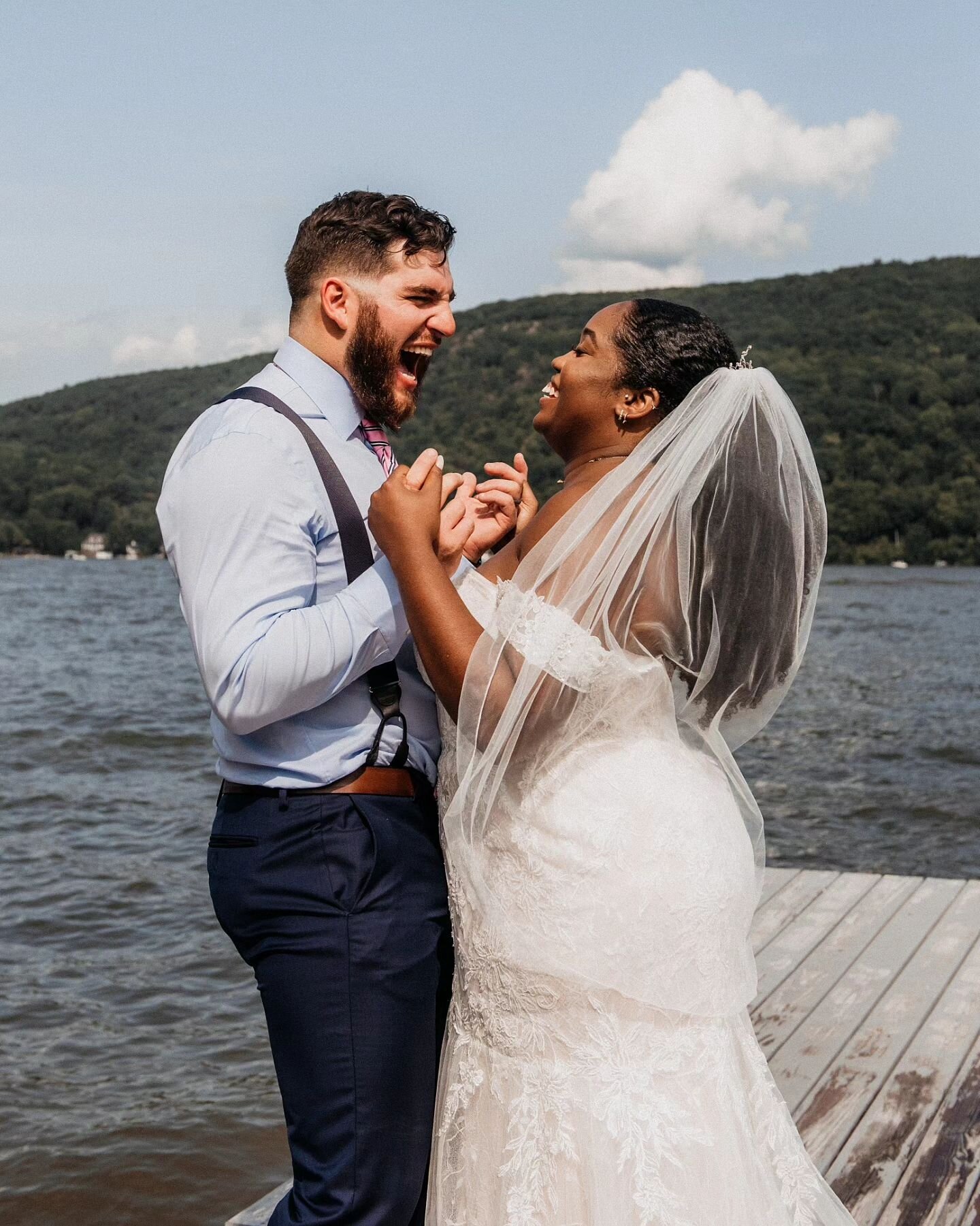 Sometimes you just love your partner so much you want to eat their face. Is anyone else missing summer weddings on the lake? 🥲 Swipe to see a very special someone rip their pants 🤣
.
.
.
.
.
#catskillsweddingphotographer #albanyweddingphotographer 
