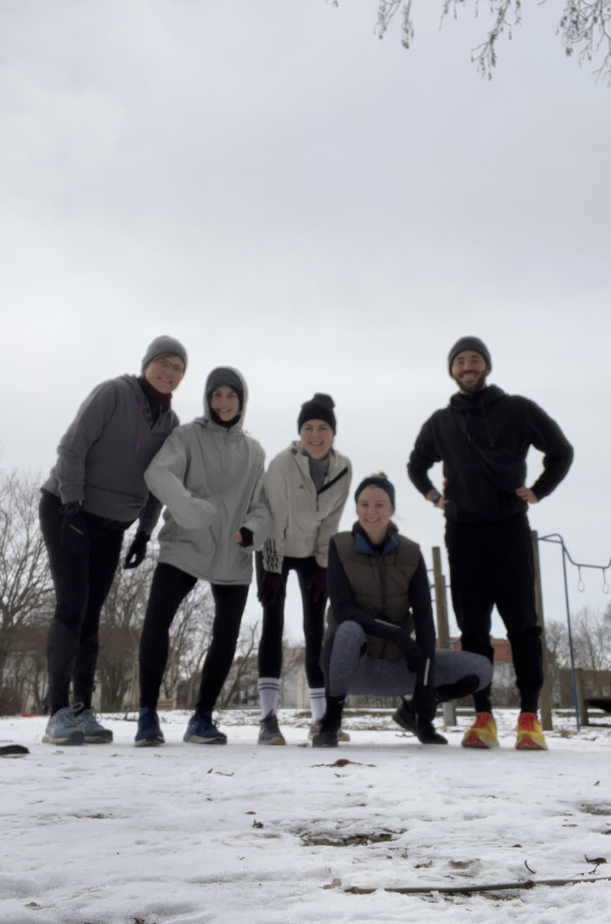 Training draußen in Berlin-Pankow: Bei jedem Wetter