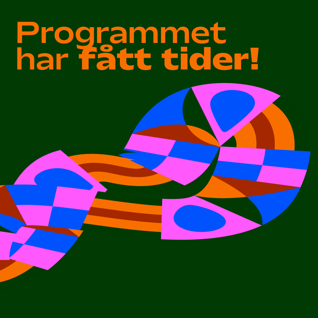 Programmet har fått tider!