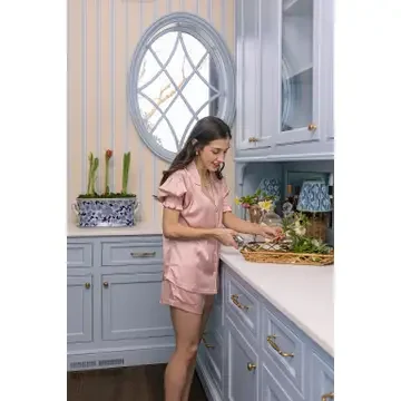 Lenora Chloe Satin 2 PC Short Pajamas