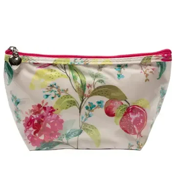 Jacaranda Living Small Pomegranate Cosmetic Bag