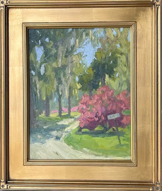 Let's Circle Back 18x14 Framed Oil Canvas