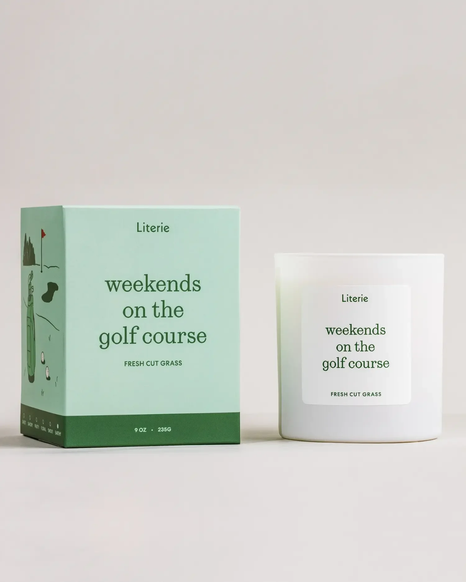 Literie Weekends on the Golf Course 9 oz candle