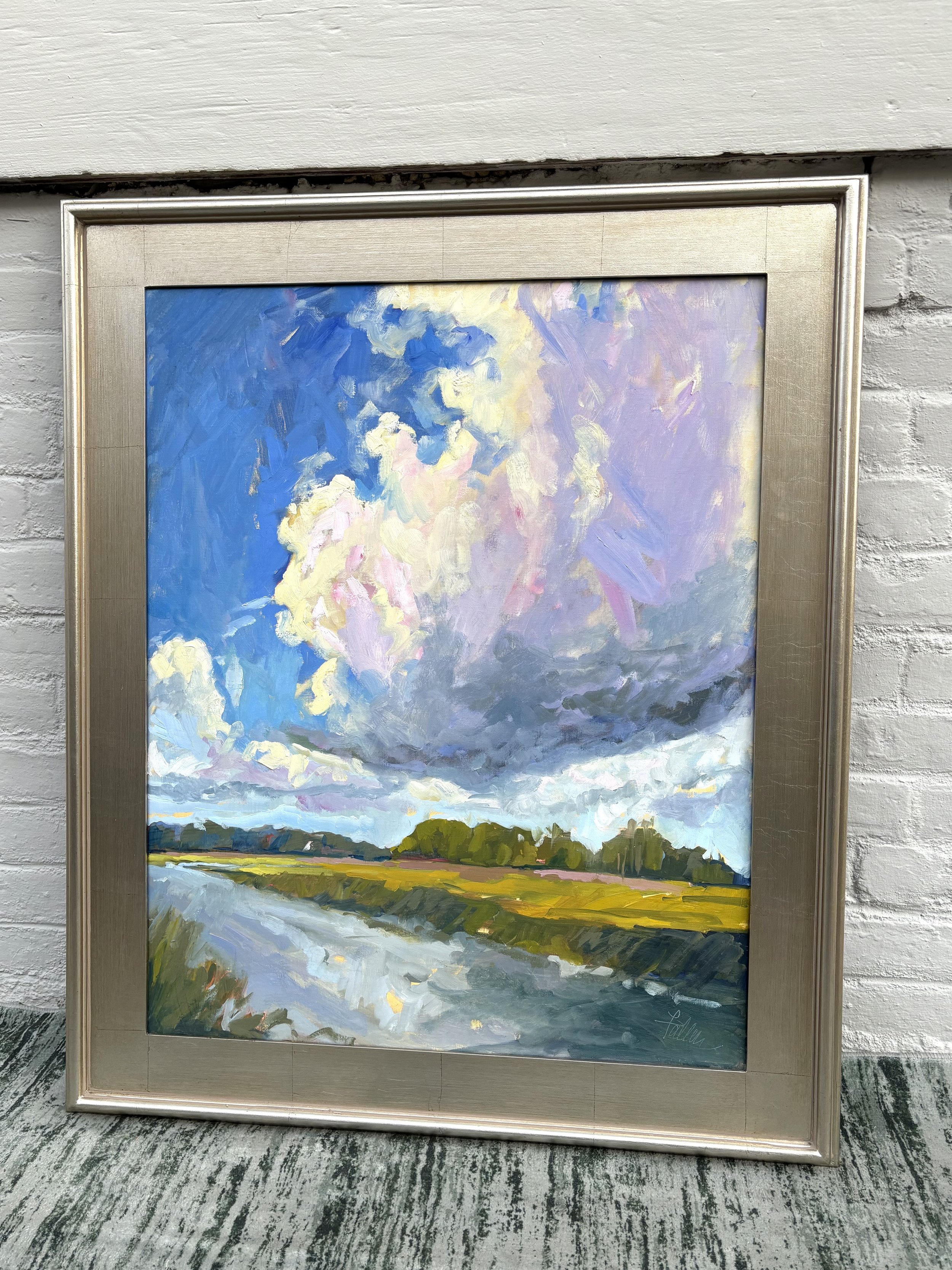 Up From Here 30x24 Oil Linen