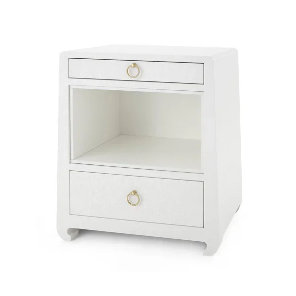 Villa Home Ming 2 Drawer Side Table