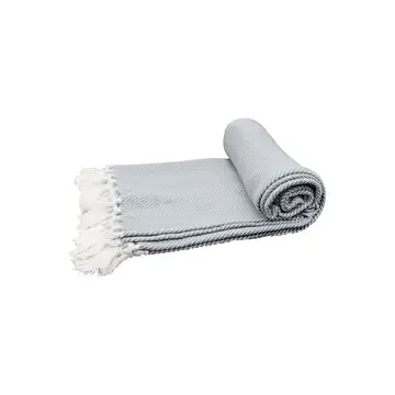 Elisabeth York Torin Herringbone Throw Blanket