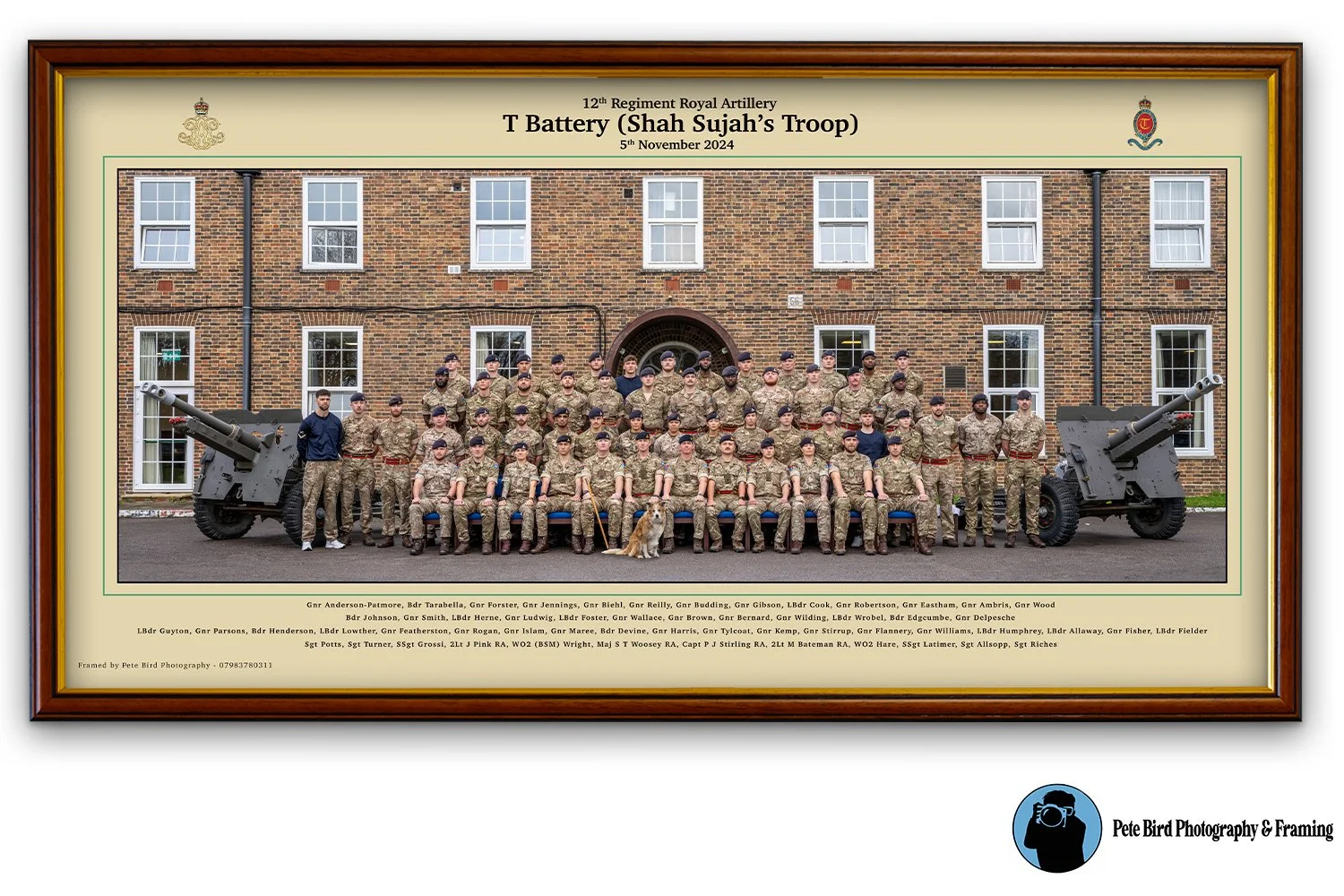 T Battery (Shah Sujah's Troop) 12th Regiment Royal Artillery -  Nov 25