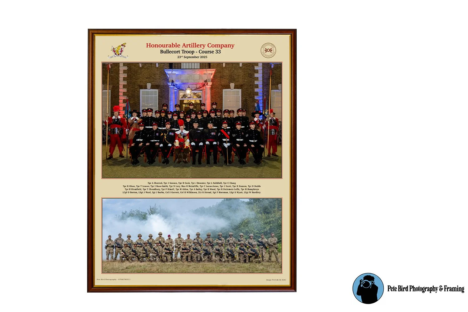 Honourable Artillery Company - Bullecourt Troop - Cse 33 - Sep 25