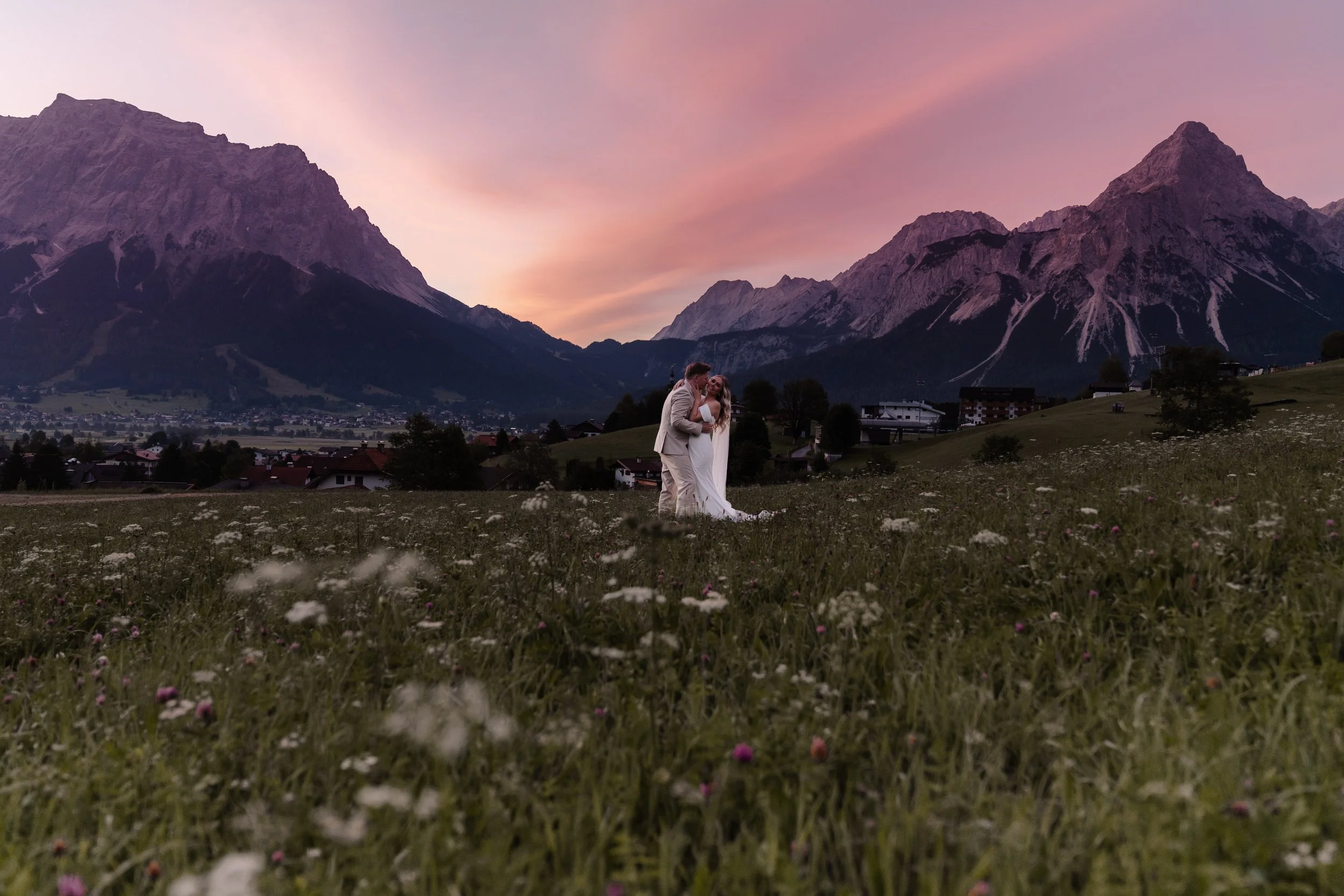 After Wedding Shooting am Fuße der Zugspitze