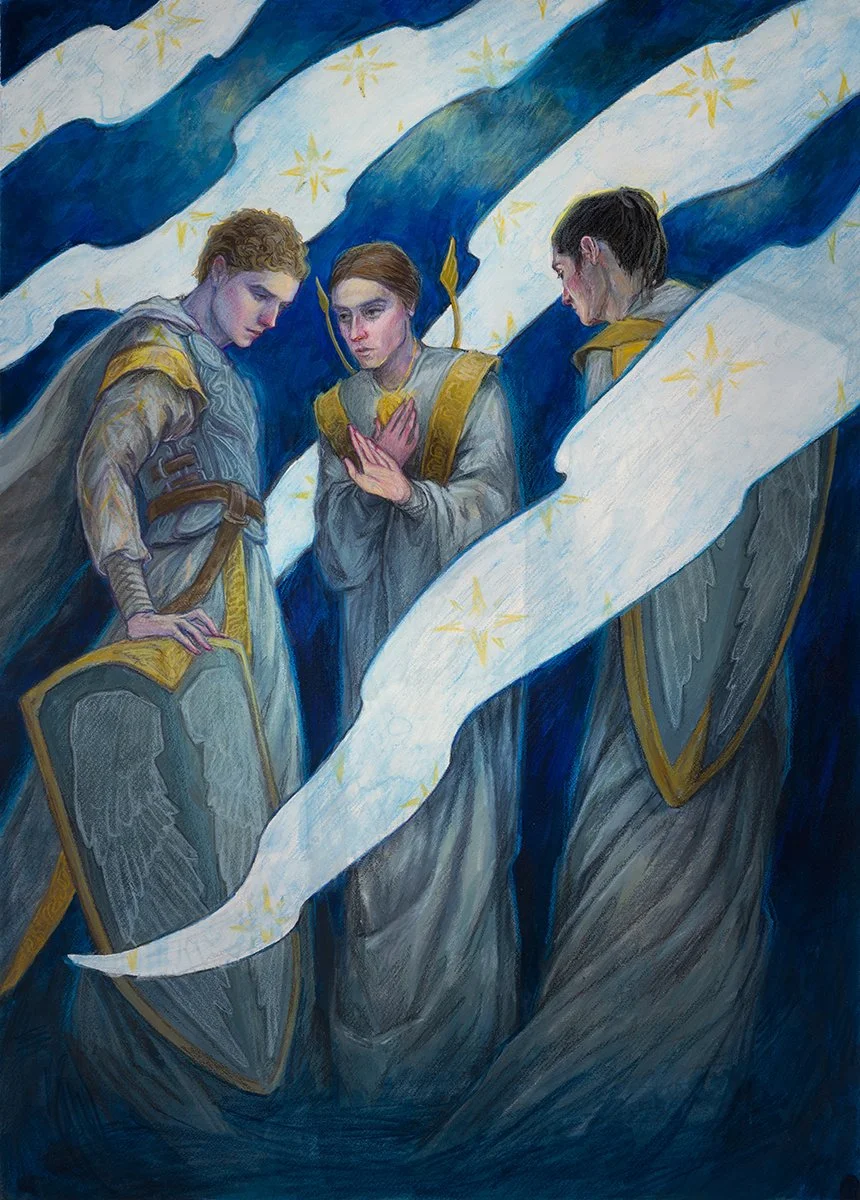 "Order of the White Wing" original painting