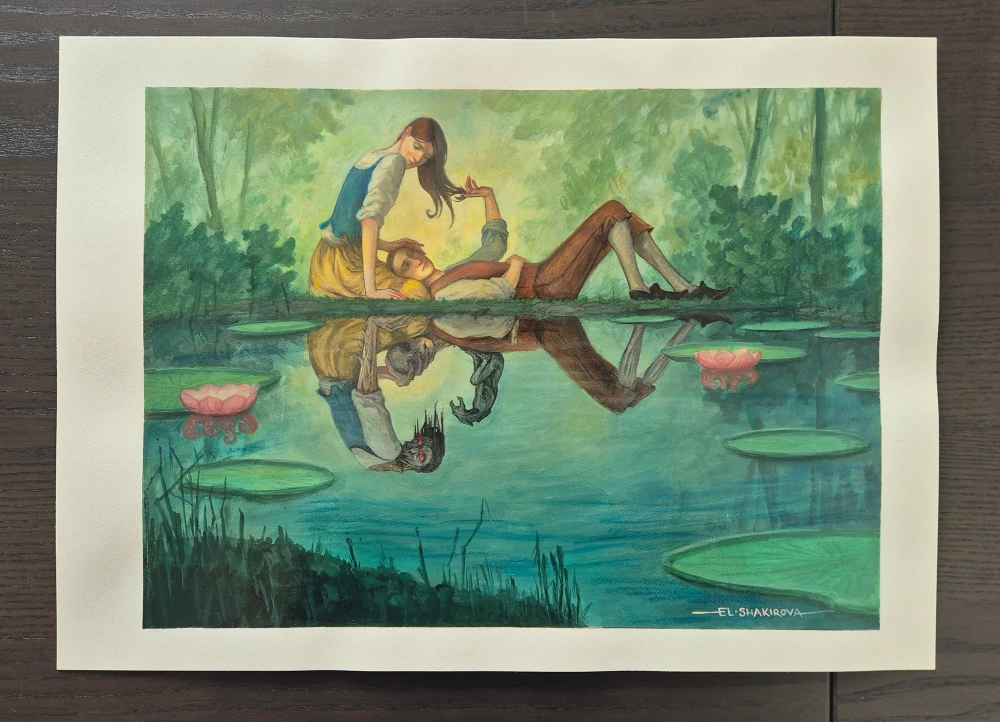 "Sinister Pond" original painting