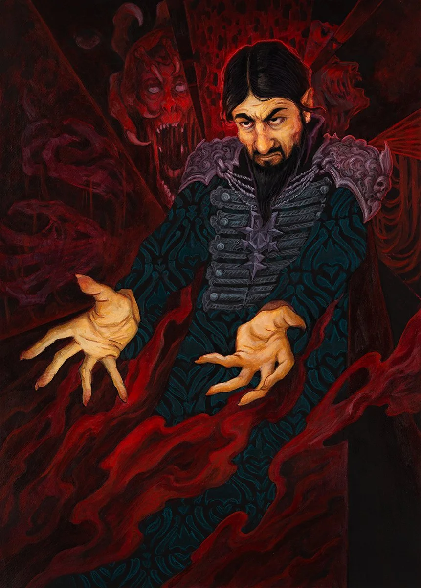 "Grigori Rasputin" original painting