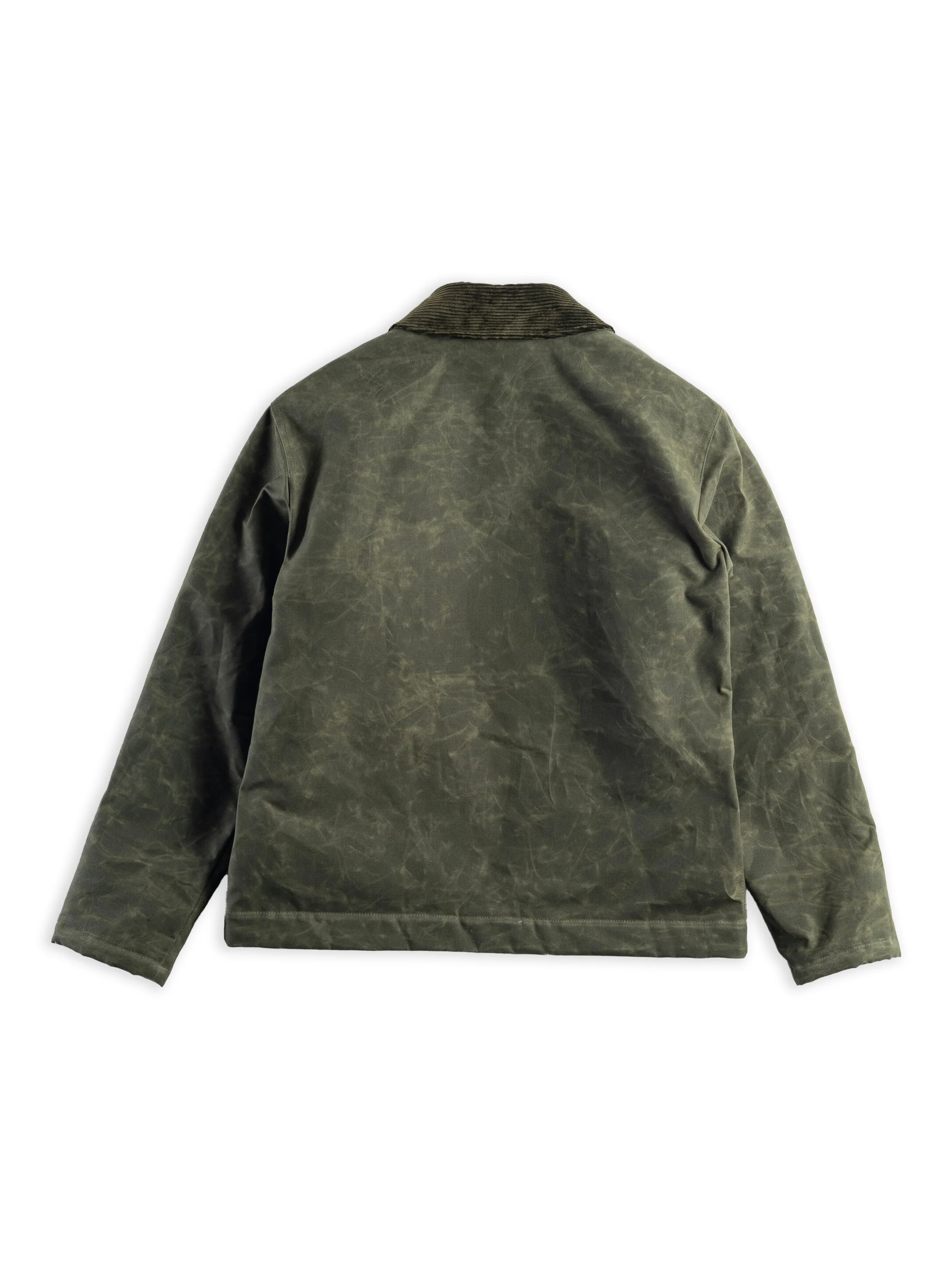 Giubbotto Equipe 70 Marina realizzato in cotone cerato con interno a contrasto.