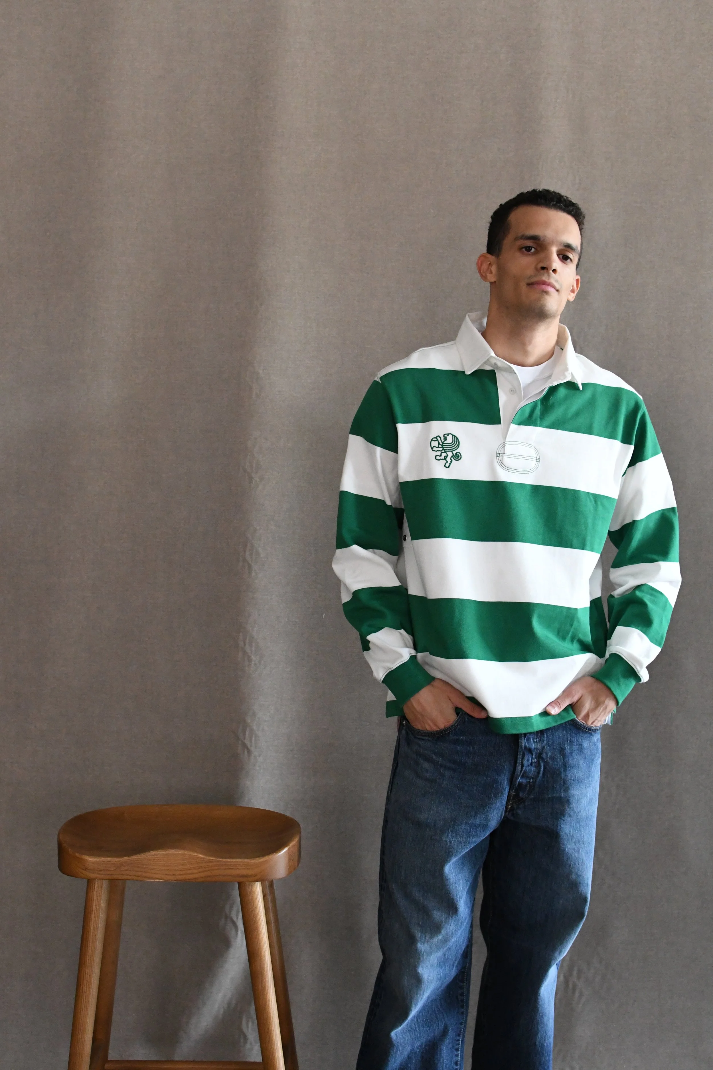 Polo Woc manica lunga heritage ispirata al classico mondo del Rugby.