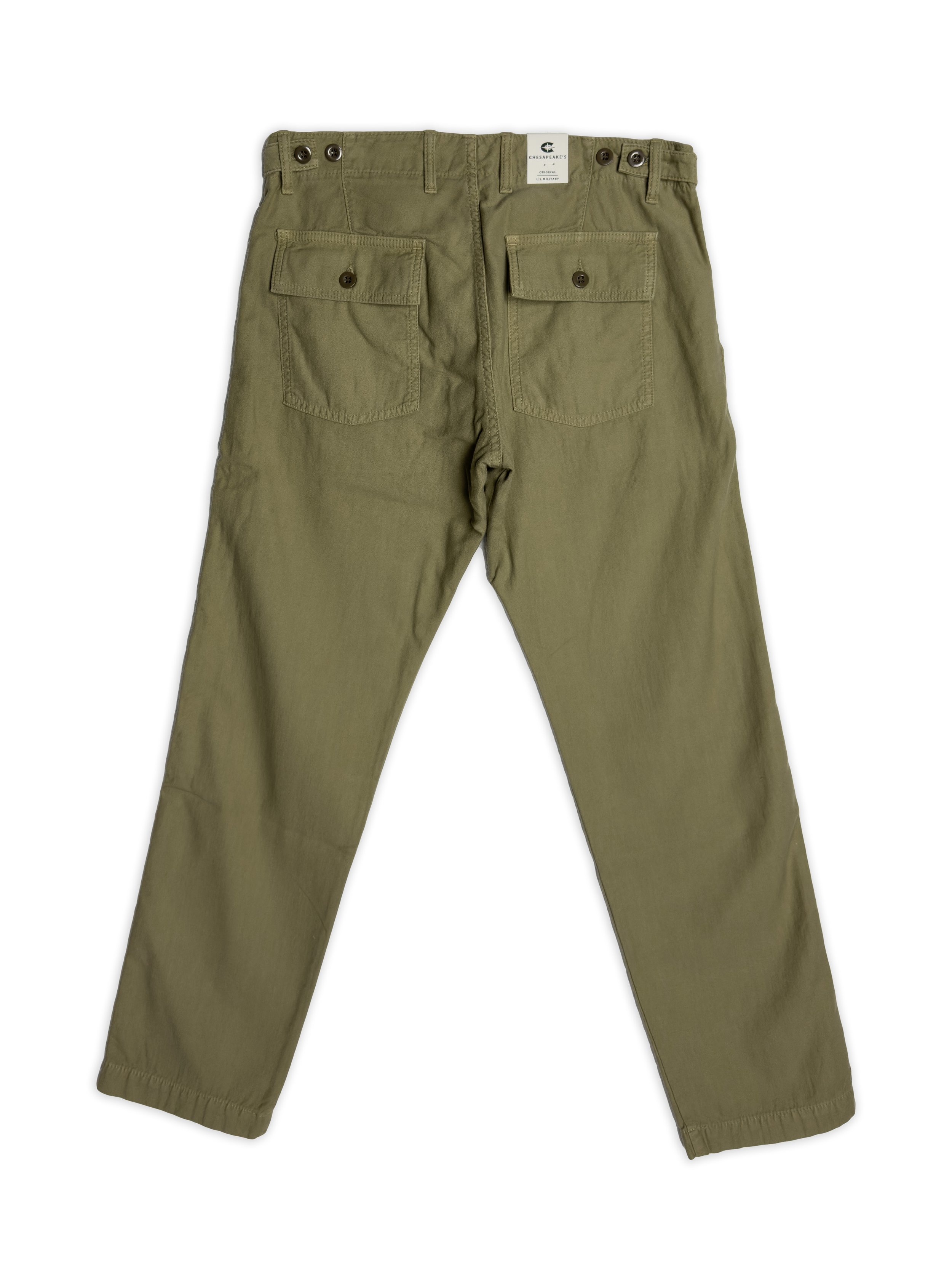 Pantalone Chesapeake’s Fatigue. Tessuto leggero e perfetto con una camicia in estate.