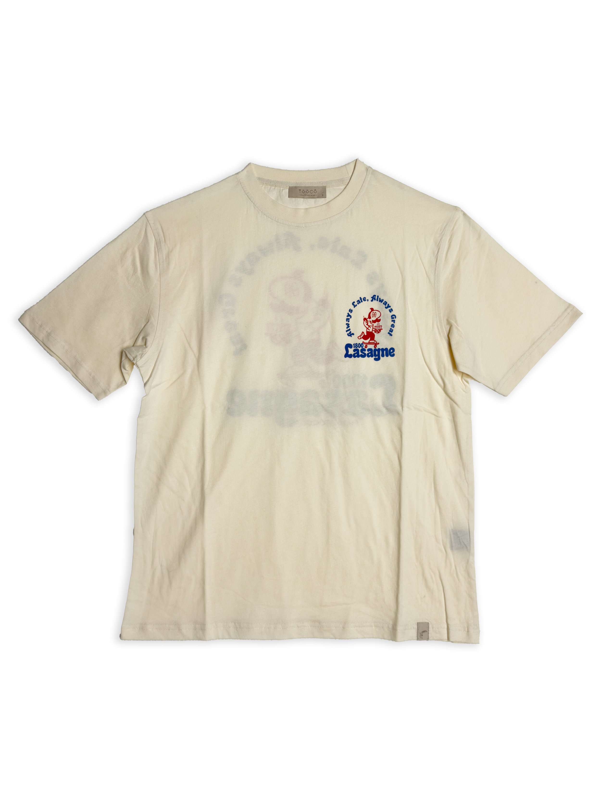 T-shirt Tooco a mezza manica in morbido cotone 180g con stampa.