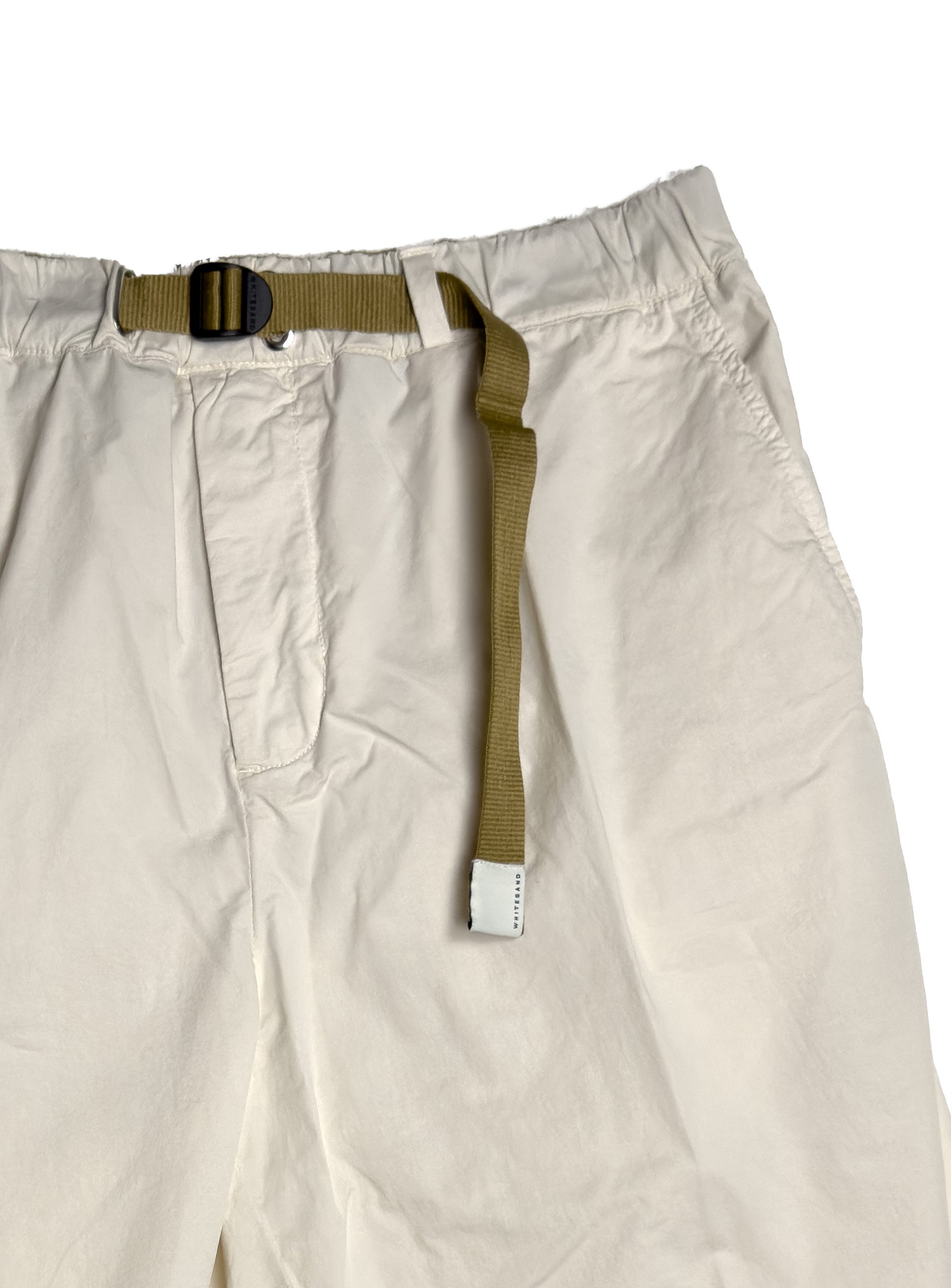 Bermuda White Sand tinta unita con vita elasticizzata