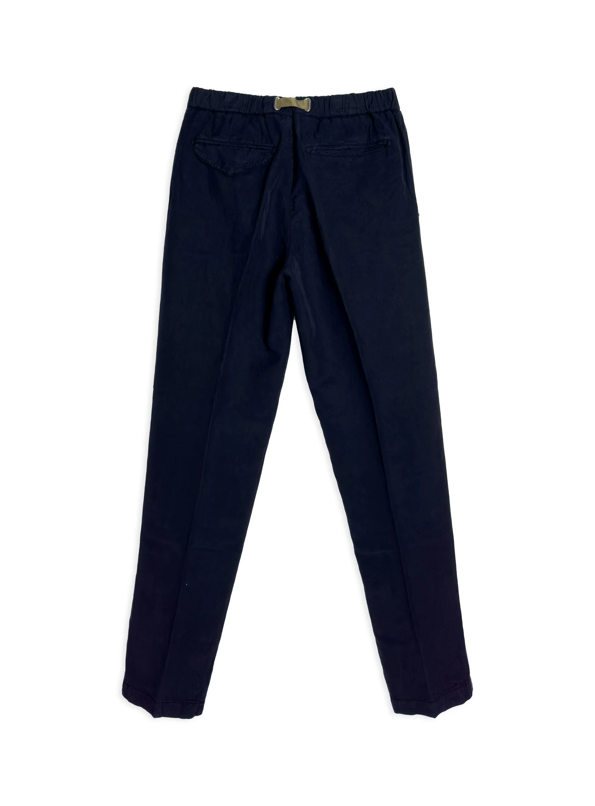 Pantalone White Sand tinta unita in misto lino leggerissimo.