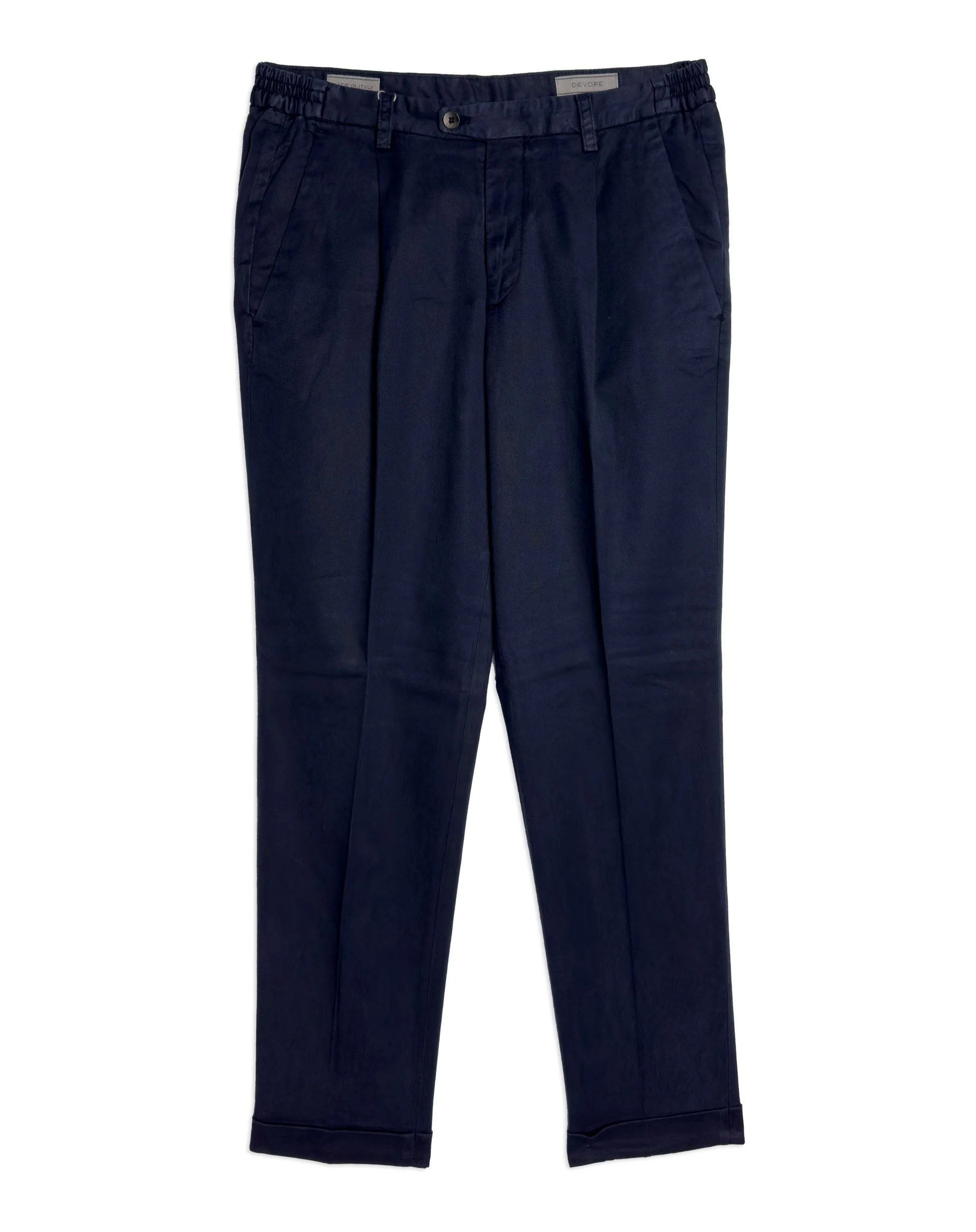 Devorè - Pantalone Dvr47 Cotone Blue Navy
