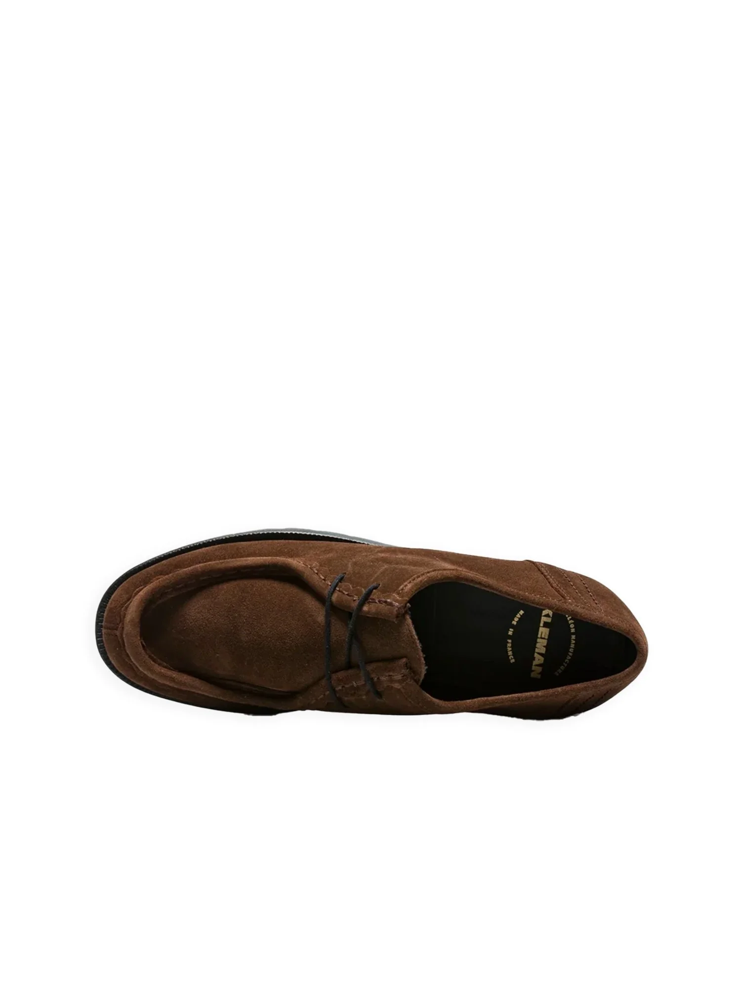 Scarpa Derbies Kleman. Il modello PADROR è stato creato negli anni '90 per i dipendenti della Società Nazionale Ferroviaria Francese.