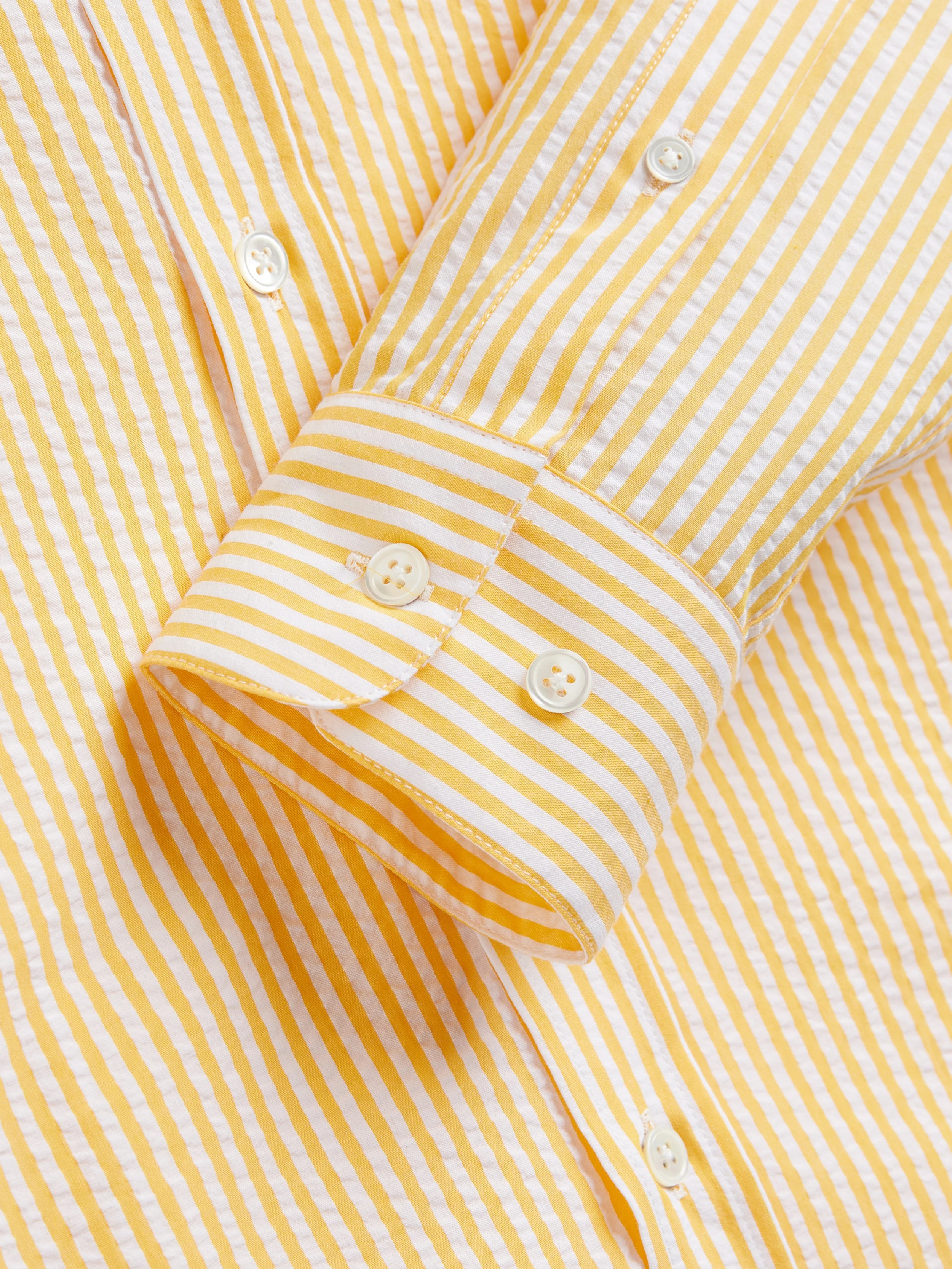 Camicia Portuguese Flannel in cotone seersucker.