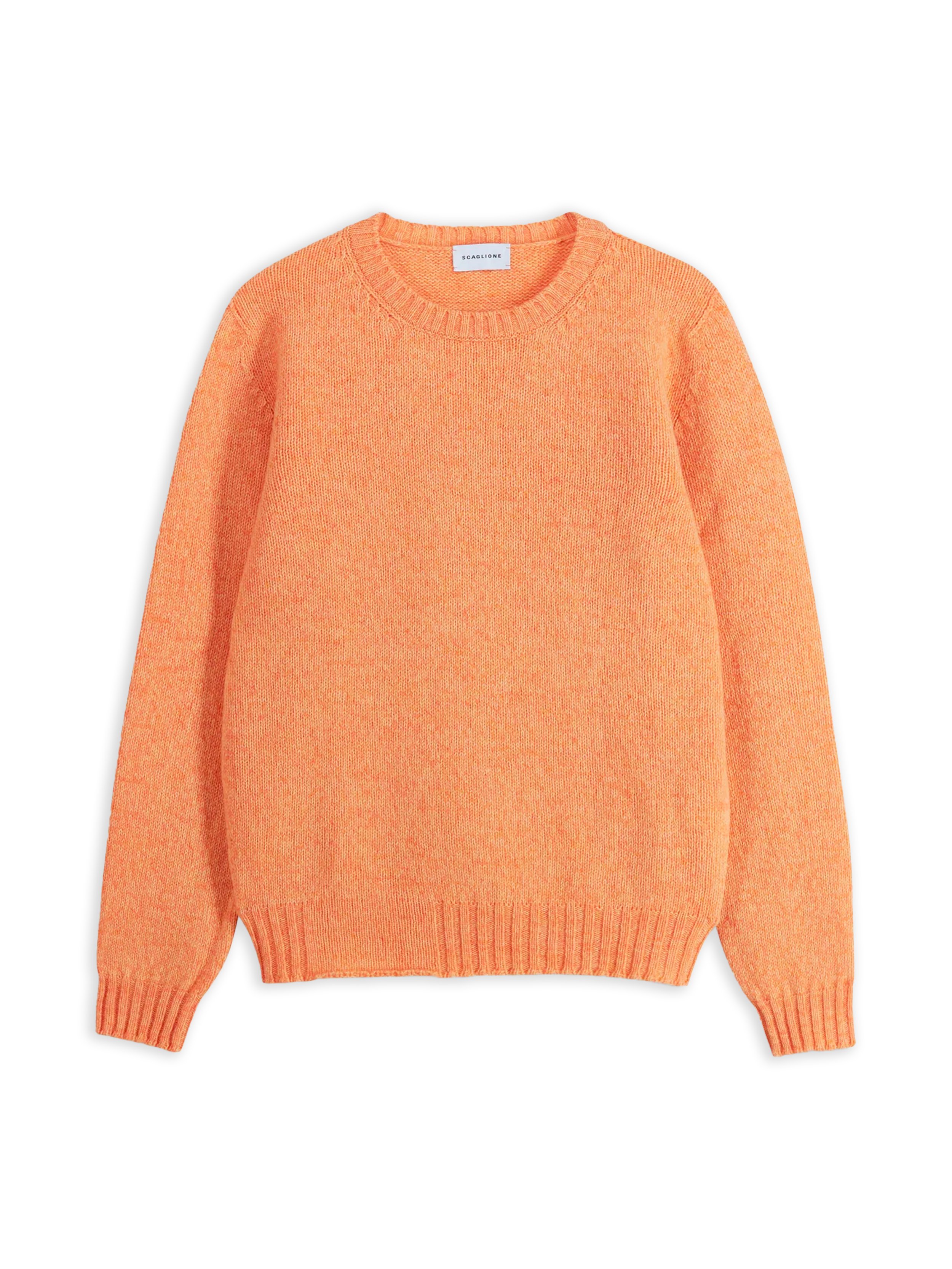 Scaglione - Maglia Girocollo Seamless Softwool Tangerine