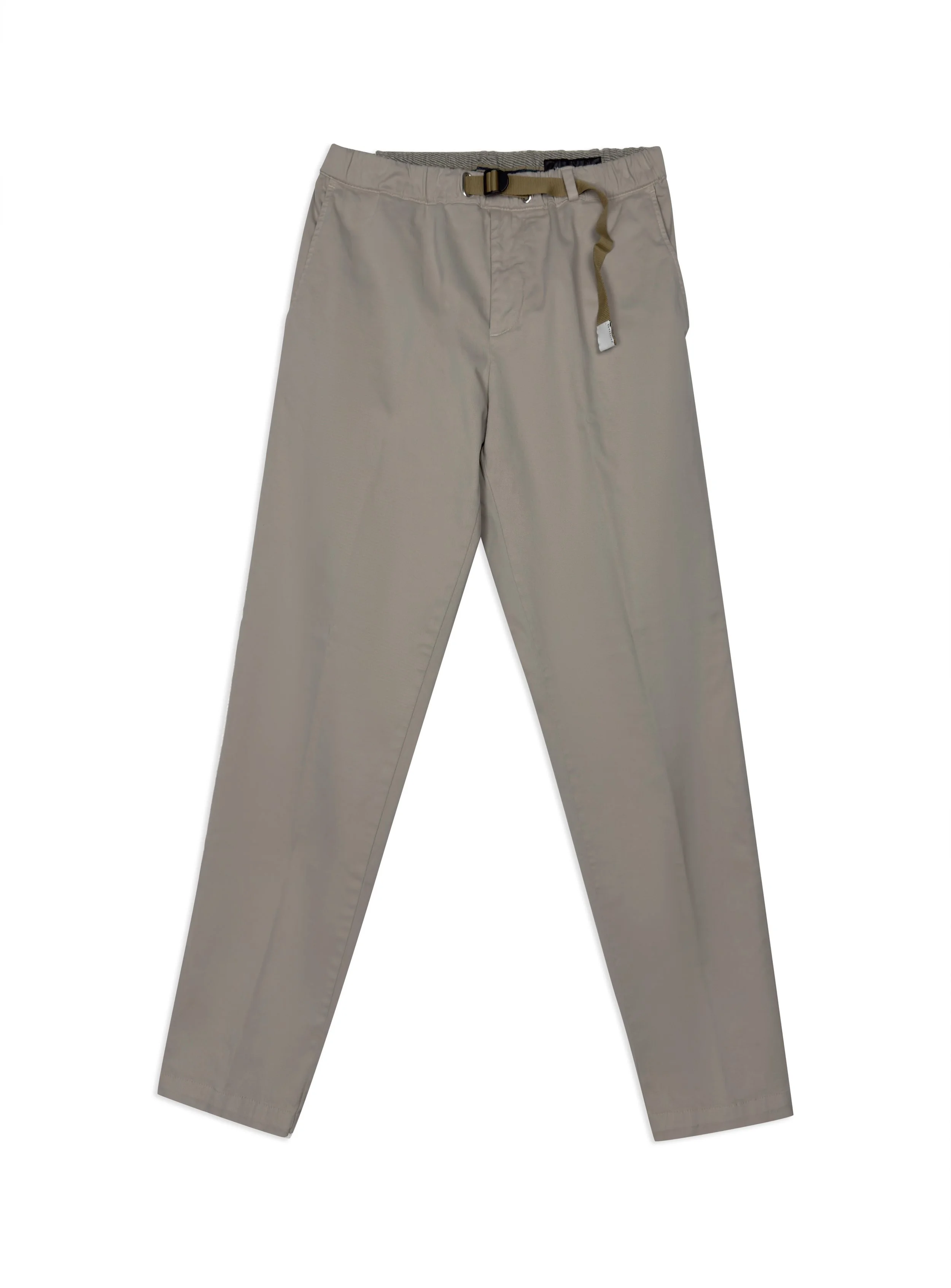Pantalone White Sand tinta unita in cotone.