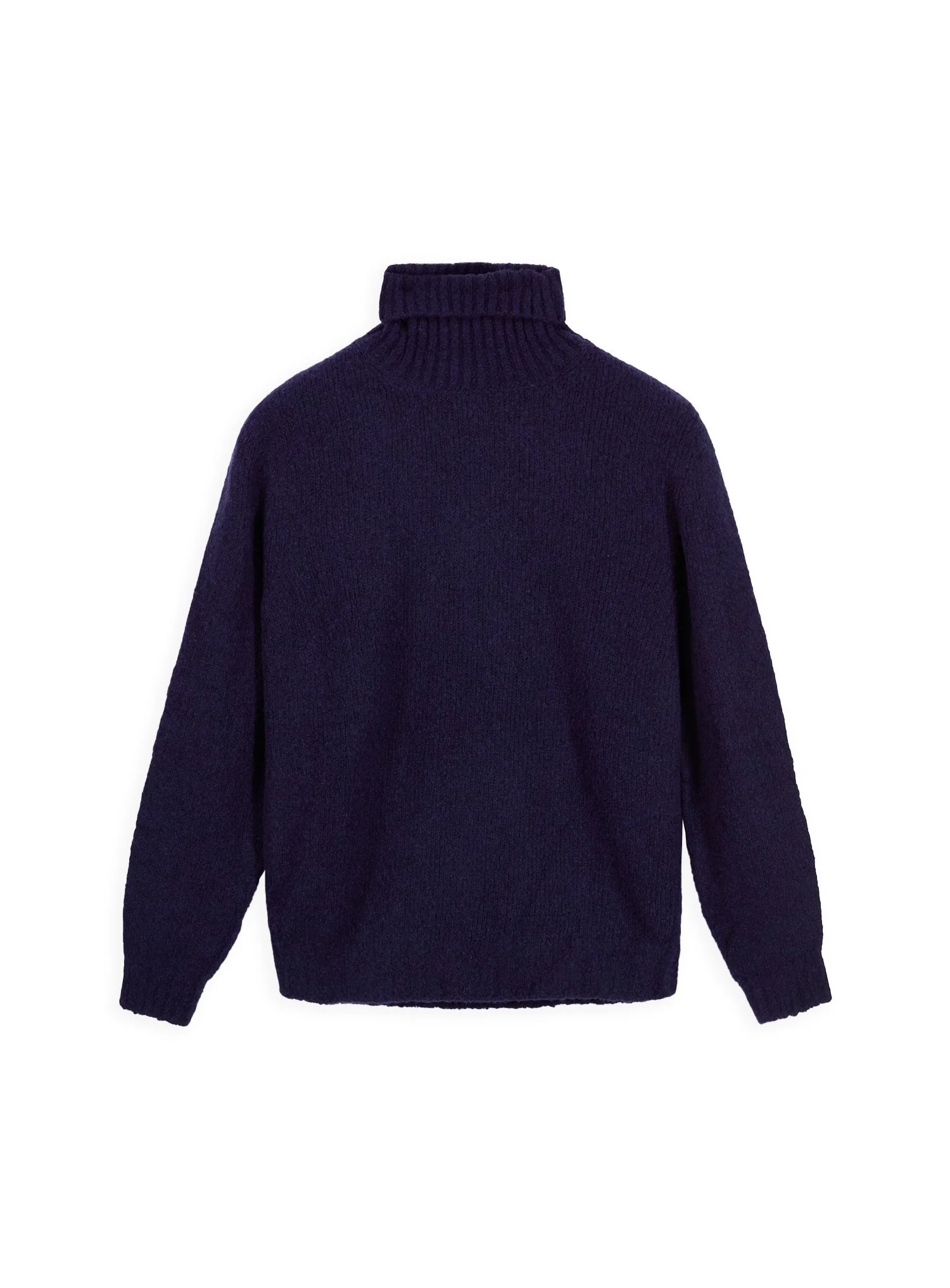Scaglione - Maglia Dolcevita Seamless Puffed Navy