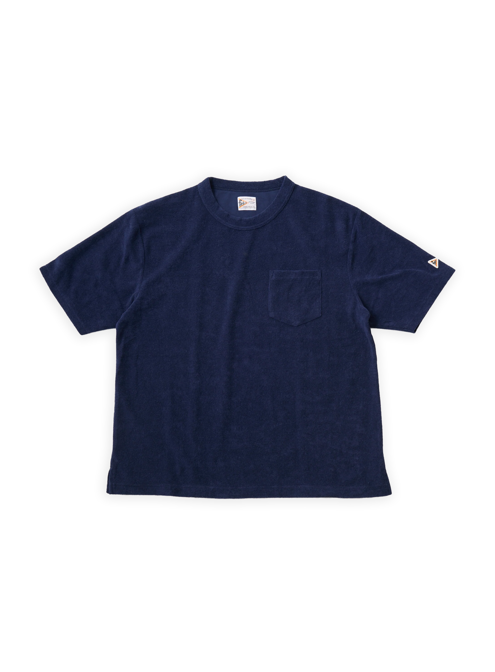 T-shirt Felco 1920 Nyc in morbido cotone effetto spugna. Capo di ispirazione Heritage. Made in Japan