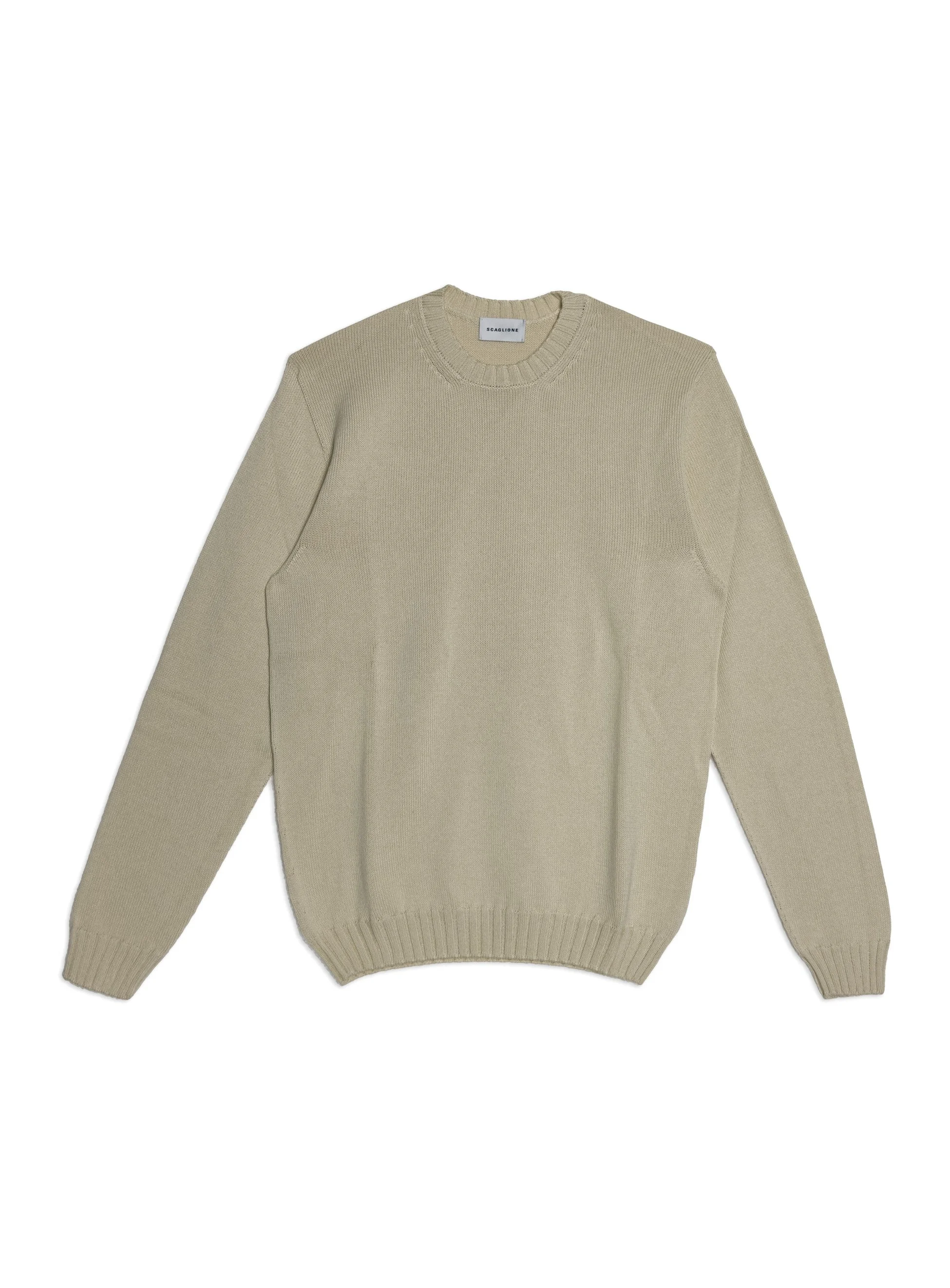 Scaglione - Maglia Girocollo Cotone Vanilla