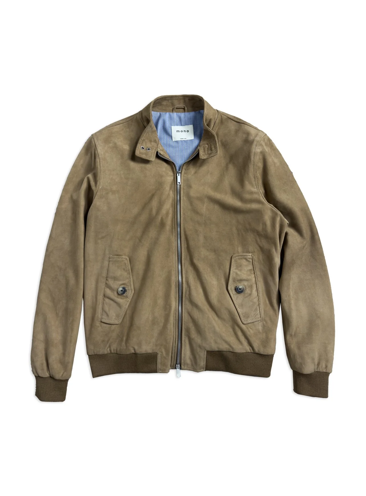 Giacca Mono in vera pelle tinta unita. Prodotto artigianale fatto in Italia. E’ la perfetta sintesi tra le tendenze del momento e la cura del prodotto nei dettagli.