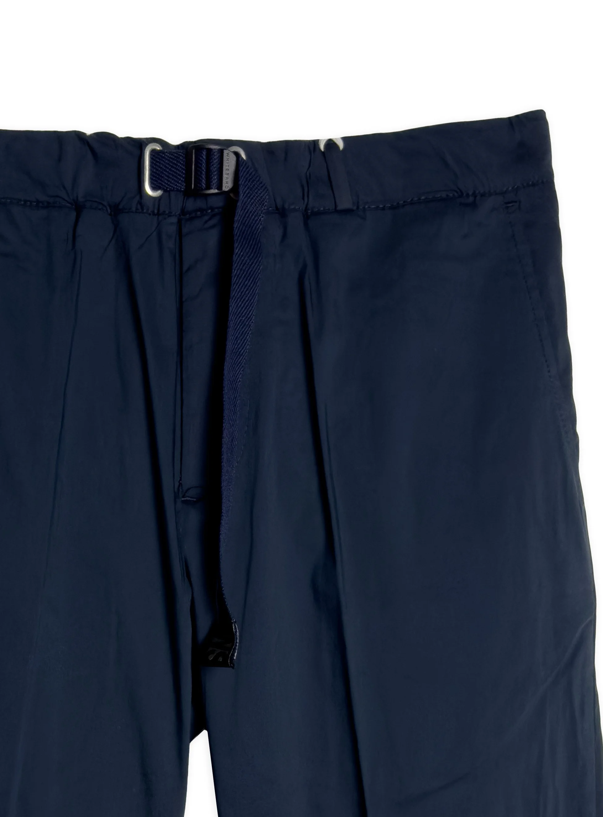 Pantalone White Sand tinta unita in misto cotone leggerissimo. Tessuto tela paracadute tecnico.