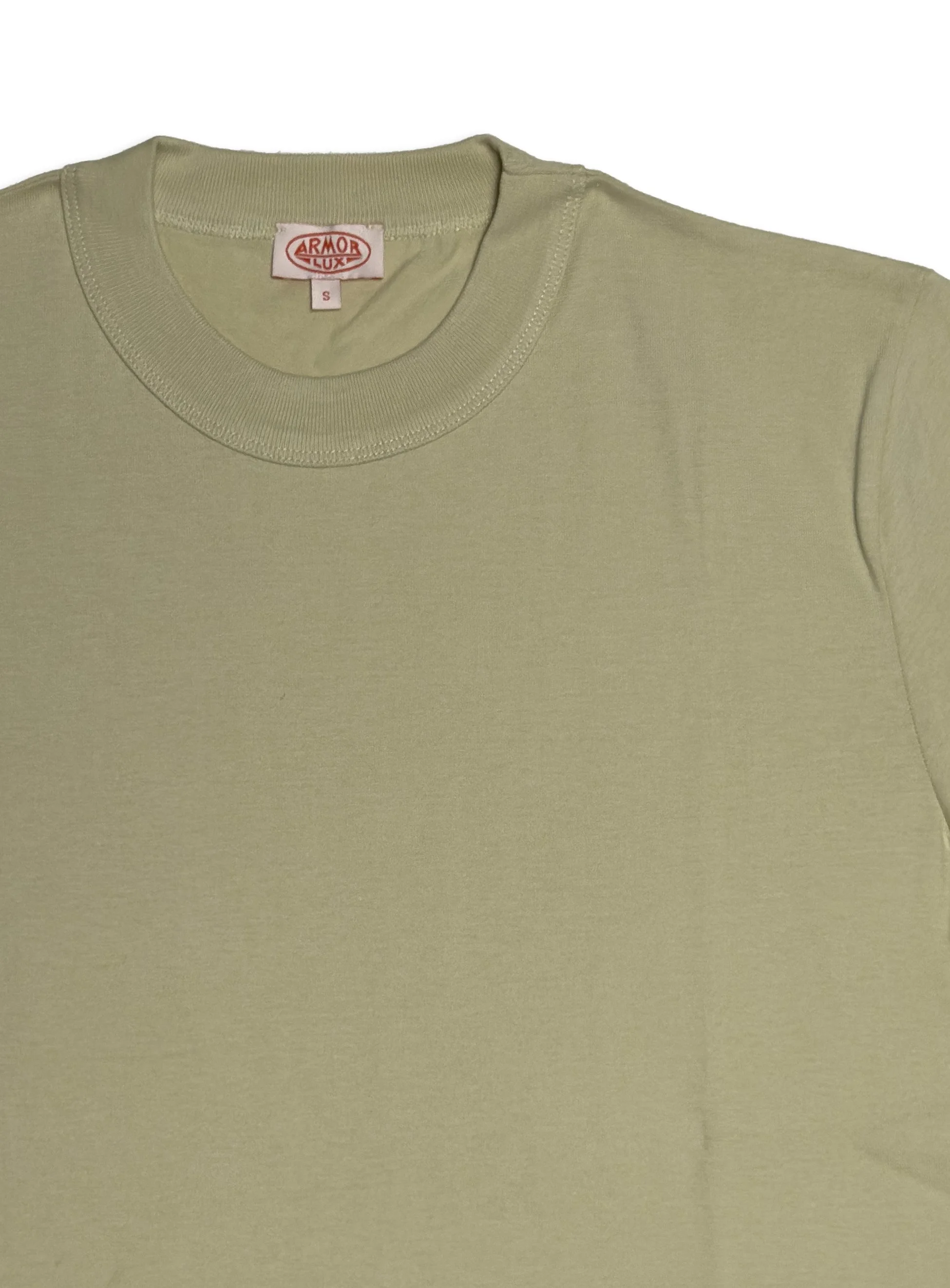 T-shirt Armor Lux girocollo tinta unita in cotone.