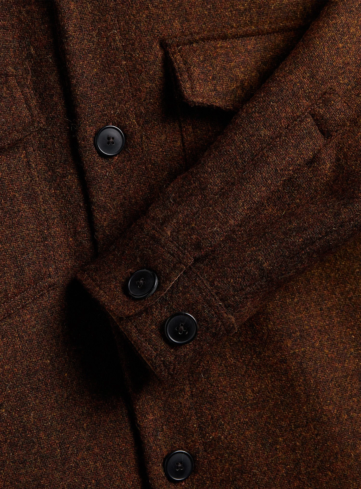 Overshirt Portuguese Flannel in lana. Tessuti di ispirazione heritage portoghese.
