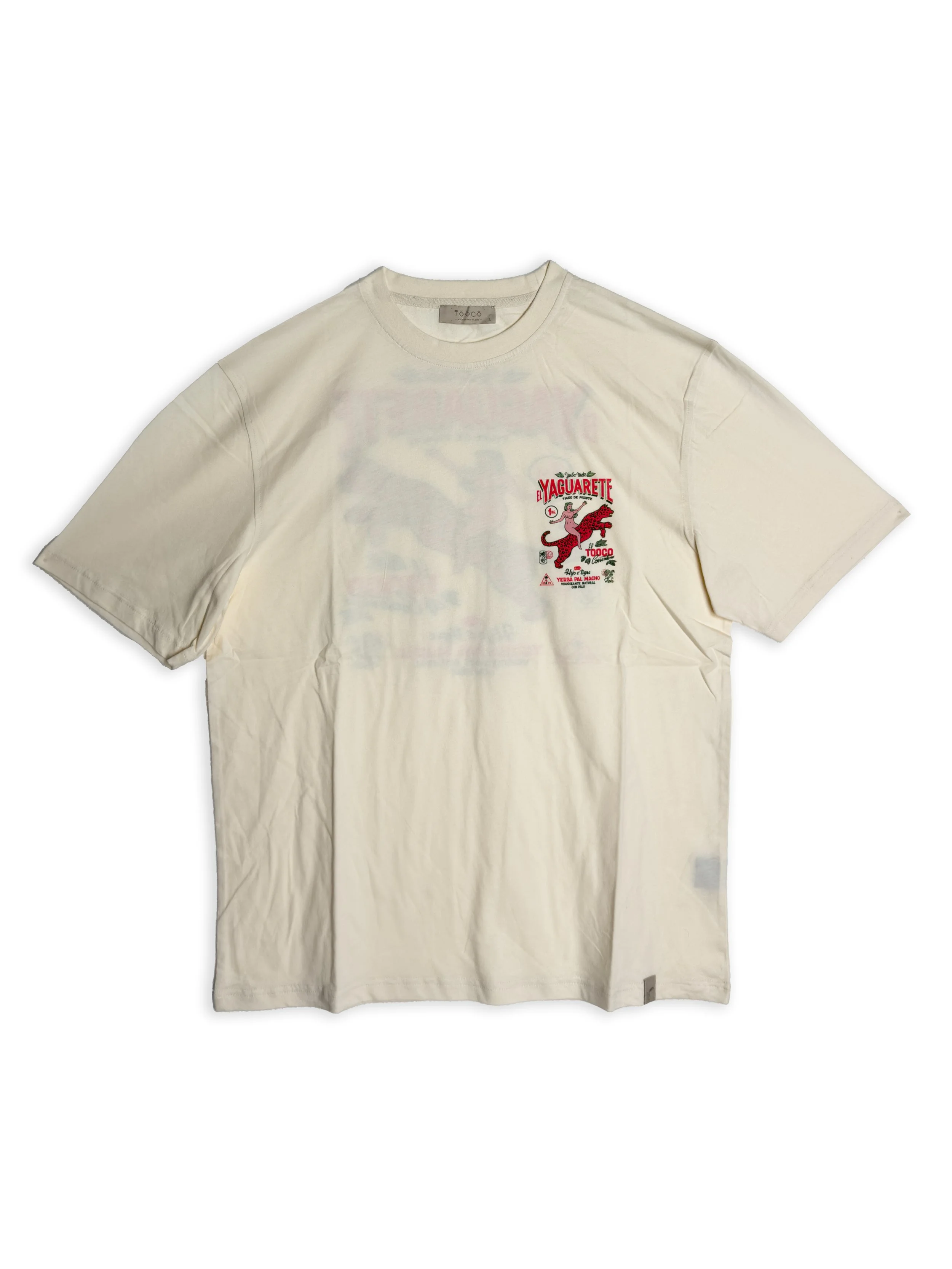 T-shirt Tooco a mezza manica in morbido cotone 180g con stampa.