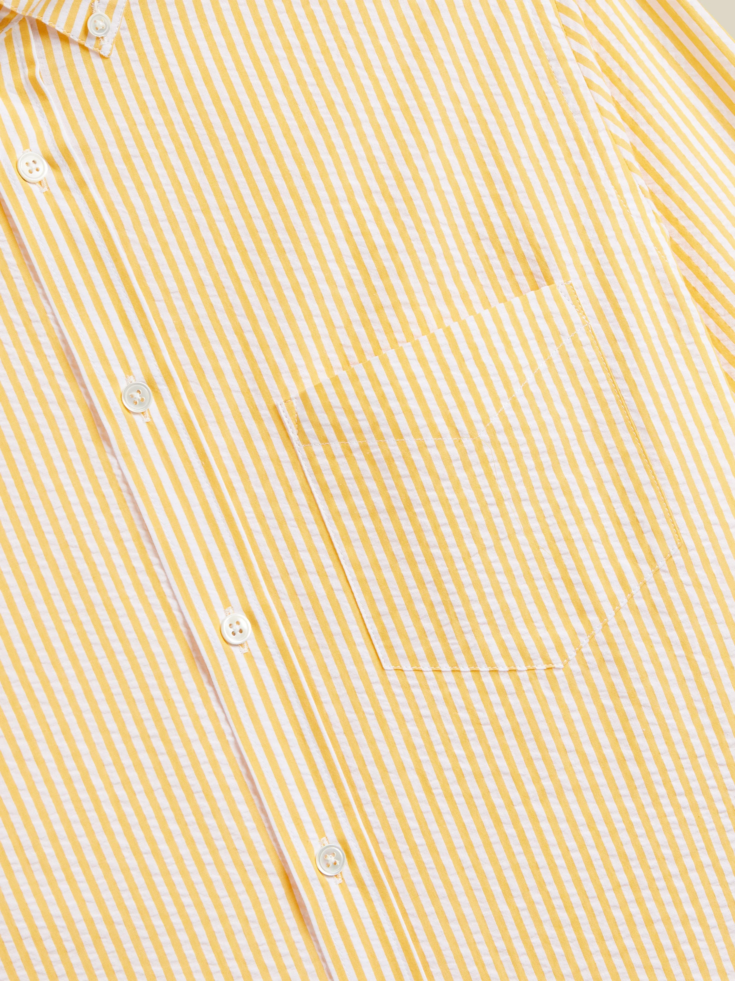 Camicia Portuguese Flannel in cotone seersucker.