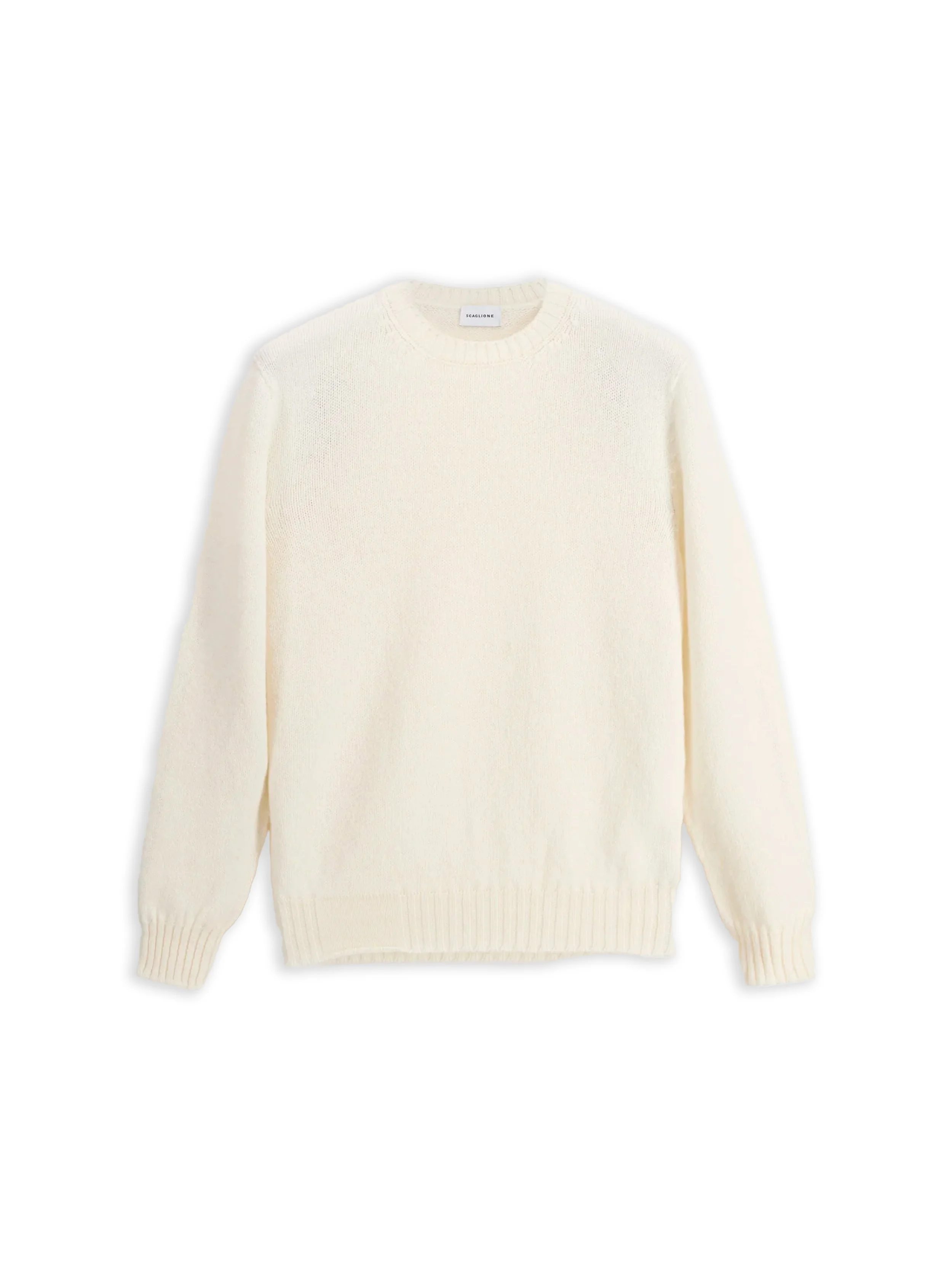 Scaglione - Maglia Girocollo Seamless Softwool Milk