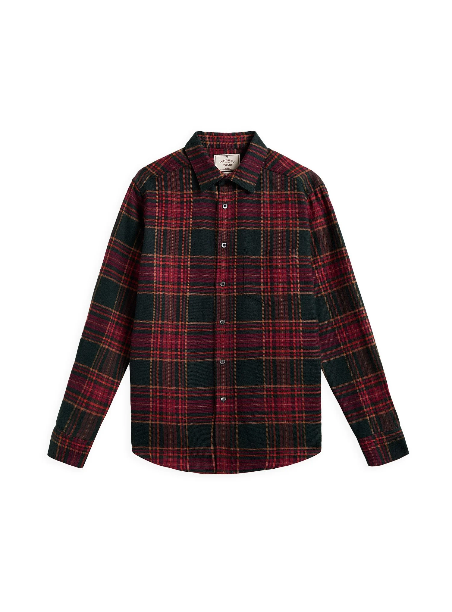 Portuguese Flannel - Camicia Bravio Rossa/Verde