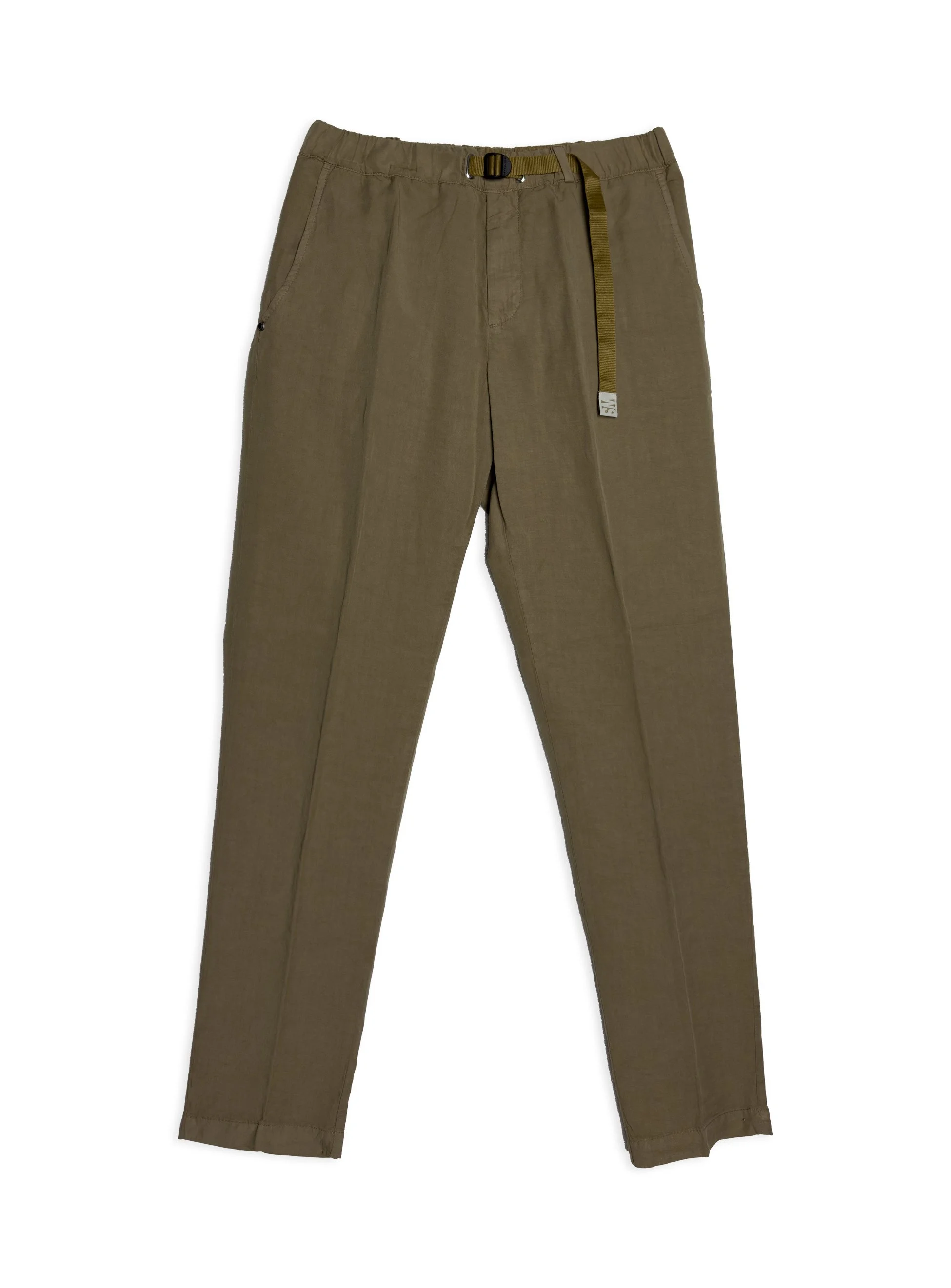 Pantalone White Sand tinta unita in misto lino leggerissimo.