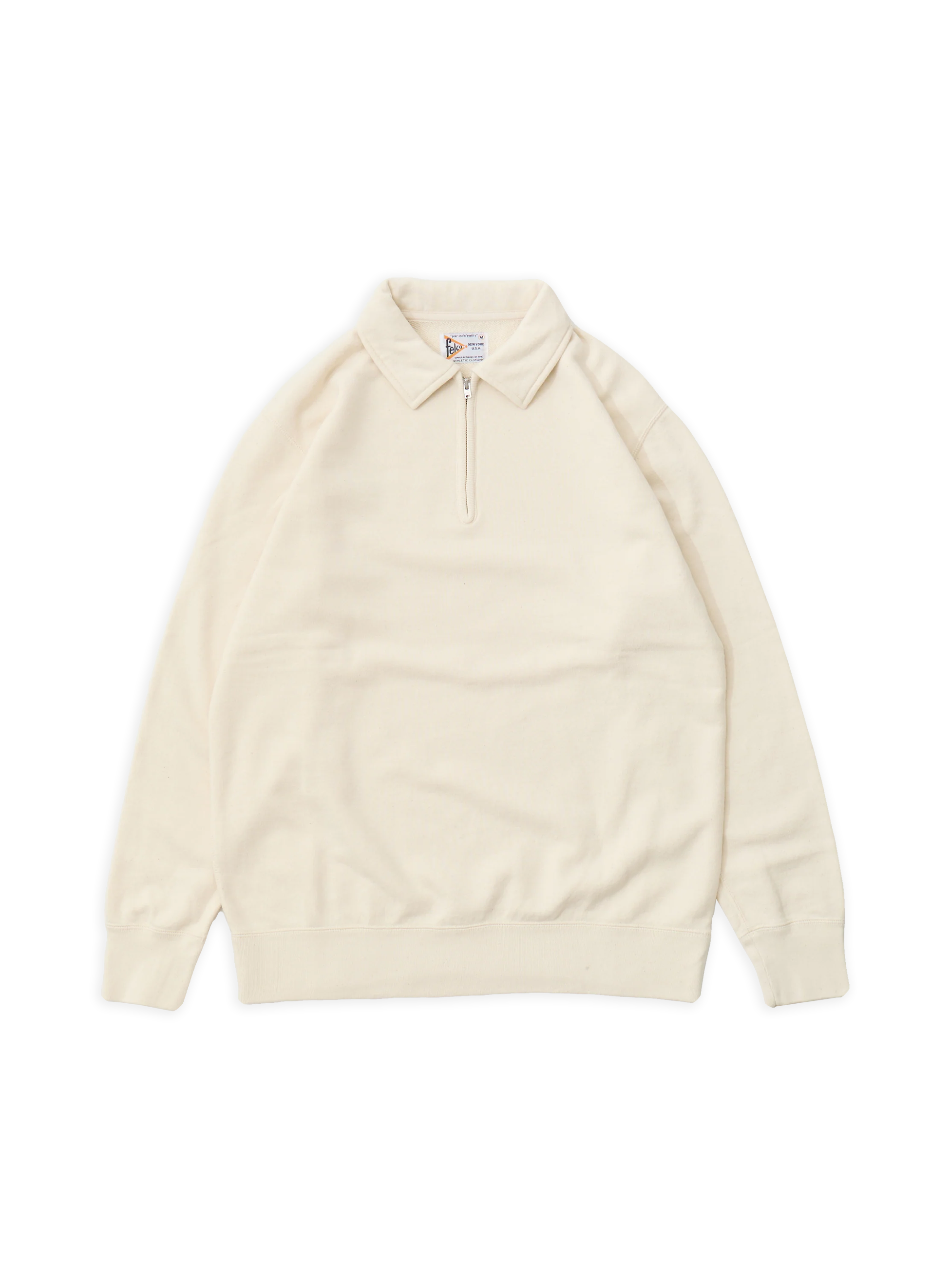 Polo Felco 1920 Nyc manica lunga in leggerissima felpa. Capo di ispirazione Heritage. Made in Japan