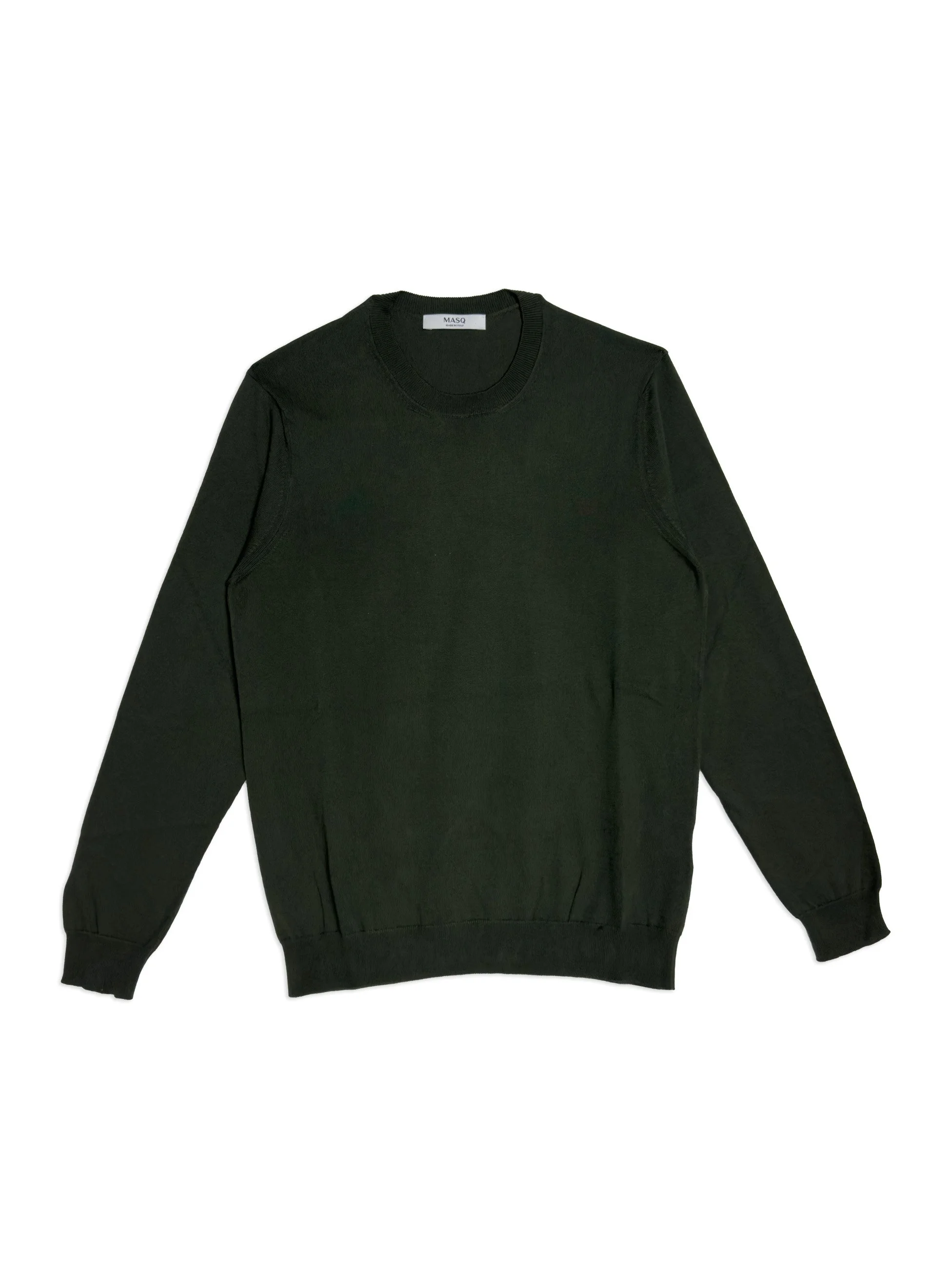 Masq - Maglia Cotone Manica Lunga Verde